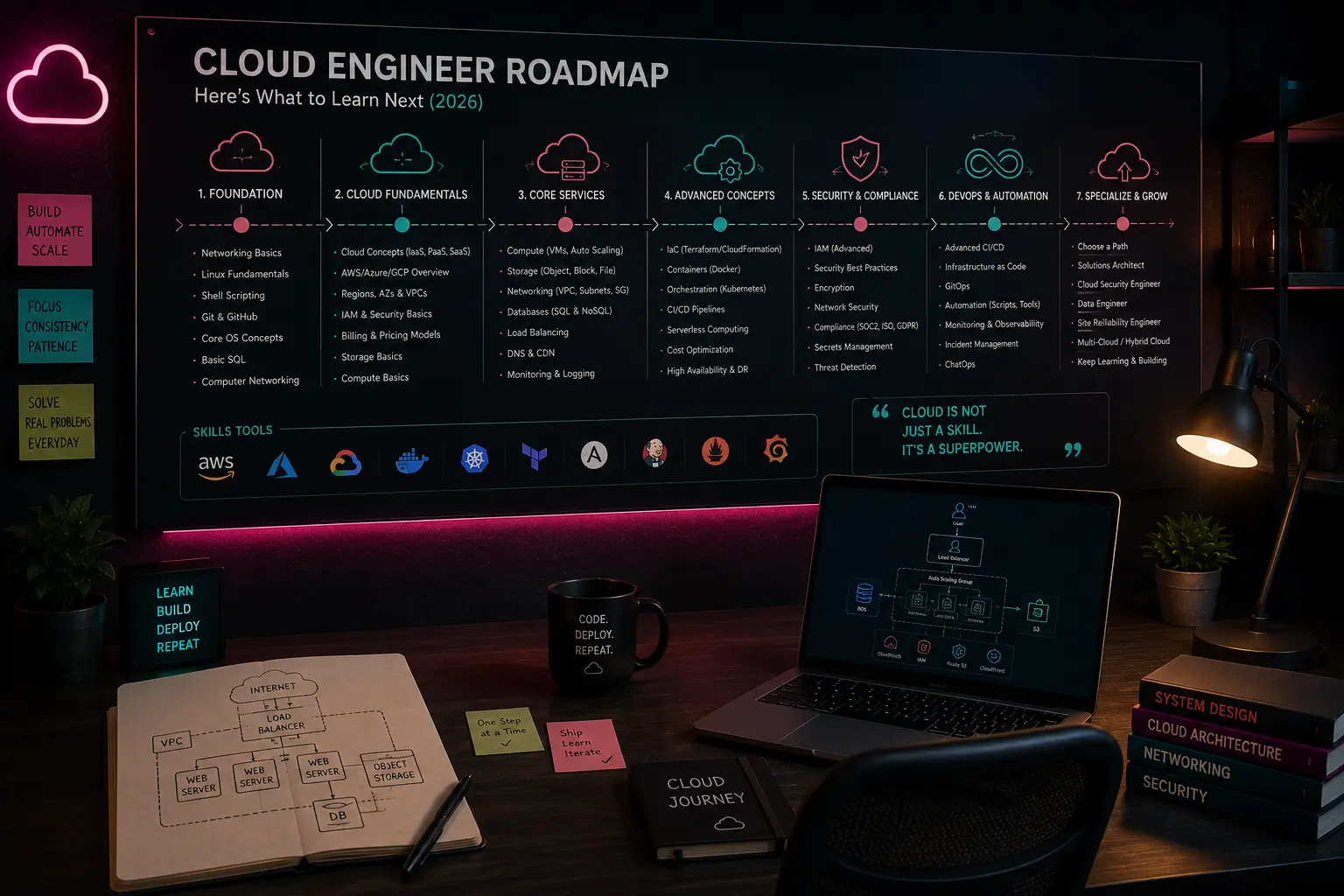 Finished the Cloud Engineer Roadmap? Here's What to Learn Next (2026)