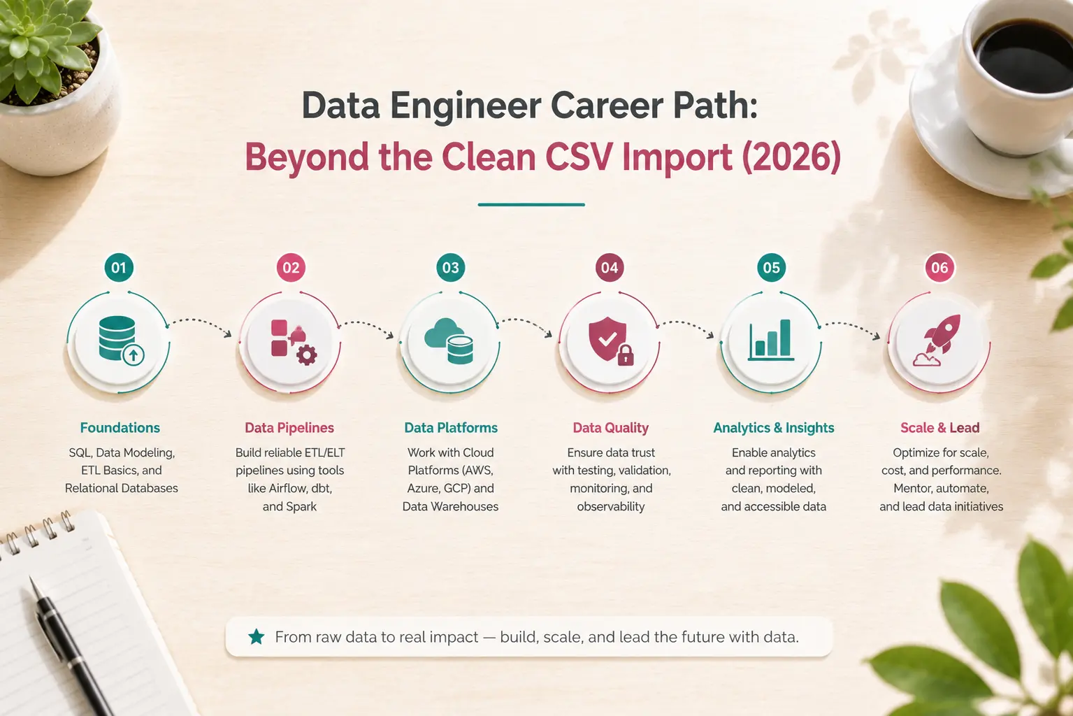 Data Engineer Career Path: Beyond the Clean CSV Import (2026)