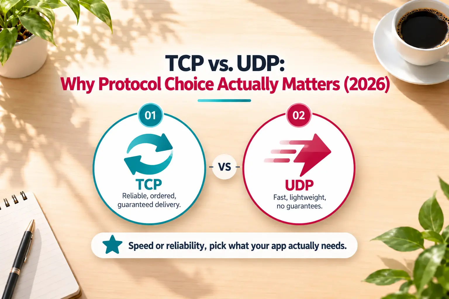 TCP vs. UDP: Why Protocol Choice Actually Matters