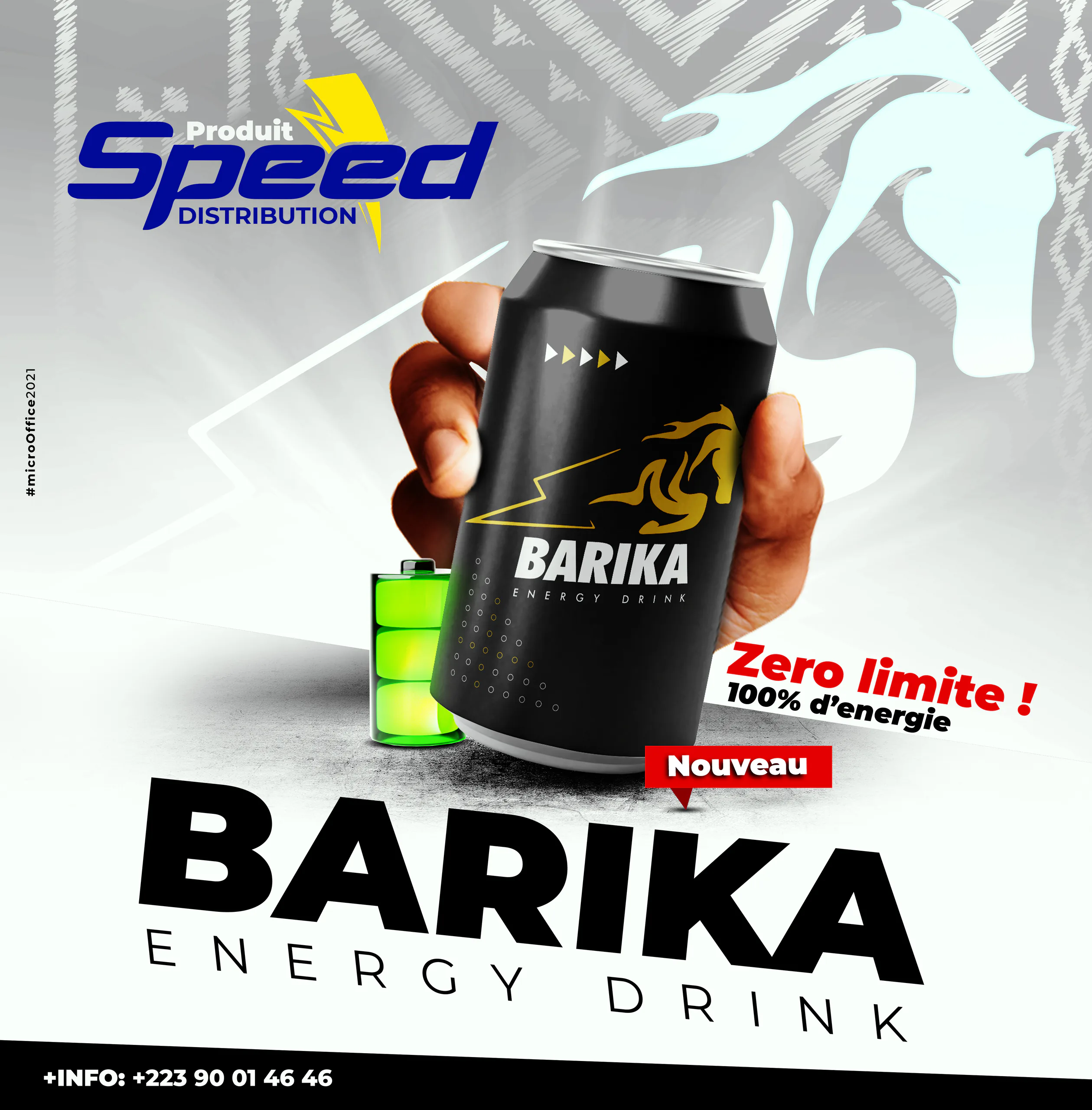 Grand panneau d'affichage urbain Barika