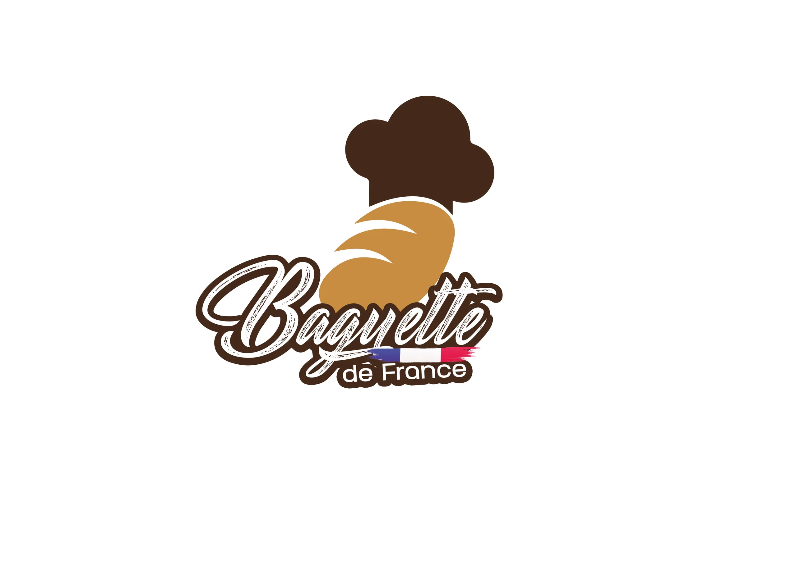 Logo illustré de la boulangerie Baguette de France