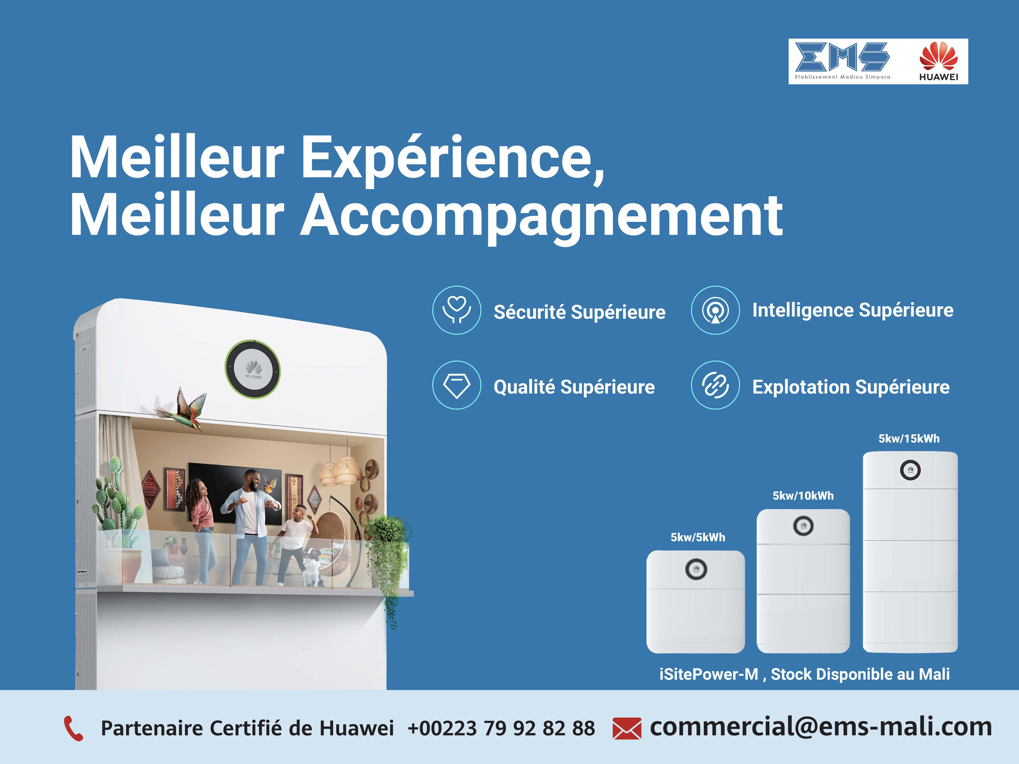 Affiche grand format 12 m² pour la gamme Power M