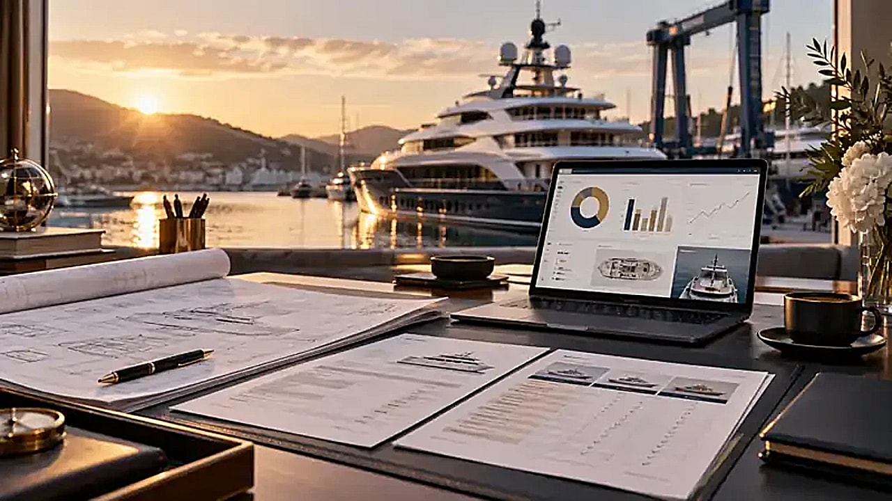 Pianificazione owner-side di lavori, costi e fornitori per yacht