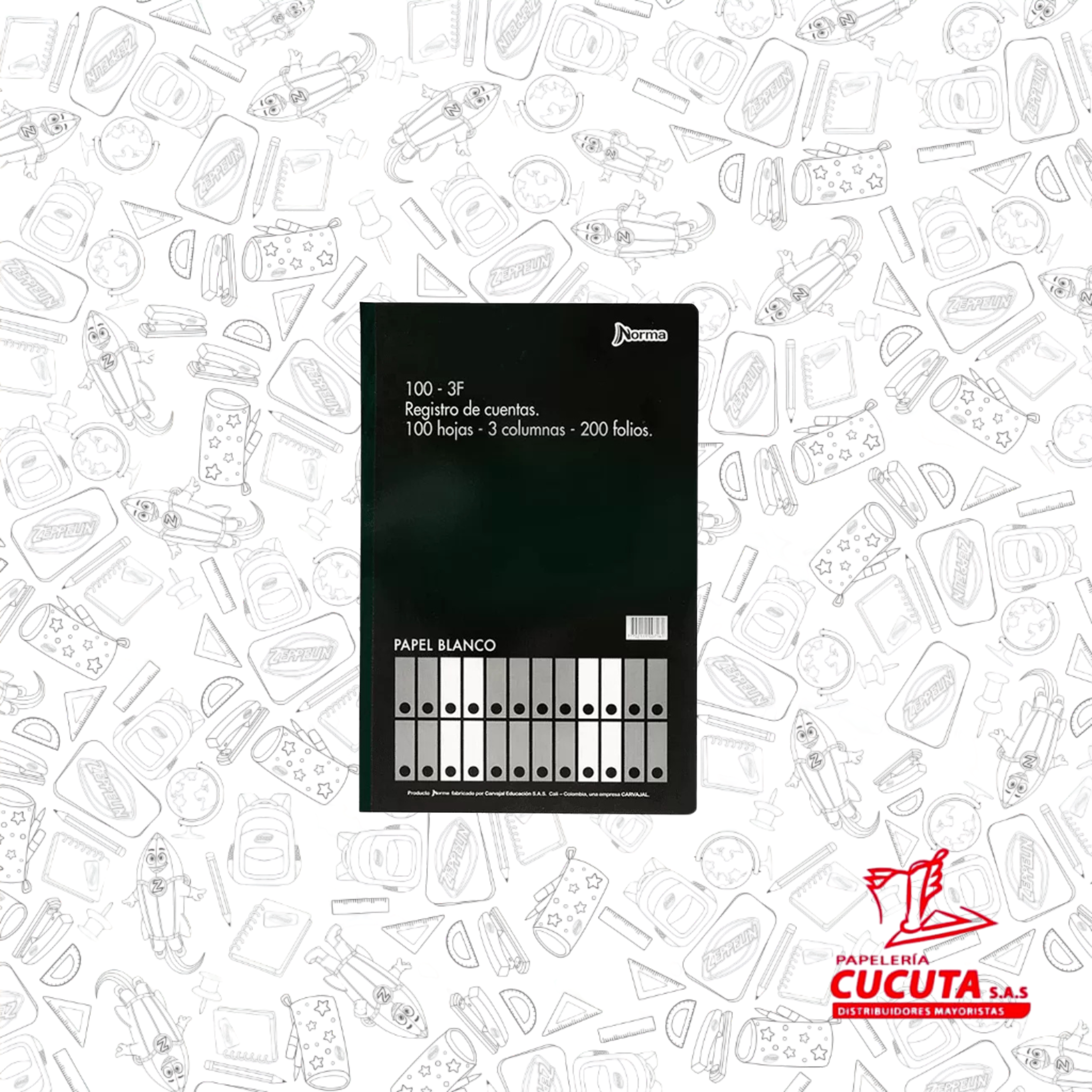 LIBRO CONTABILIDAD 100-3F NORMA R/F 500716