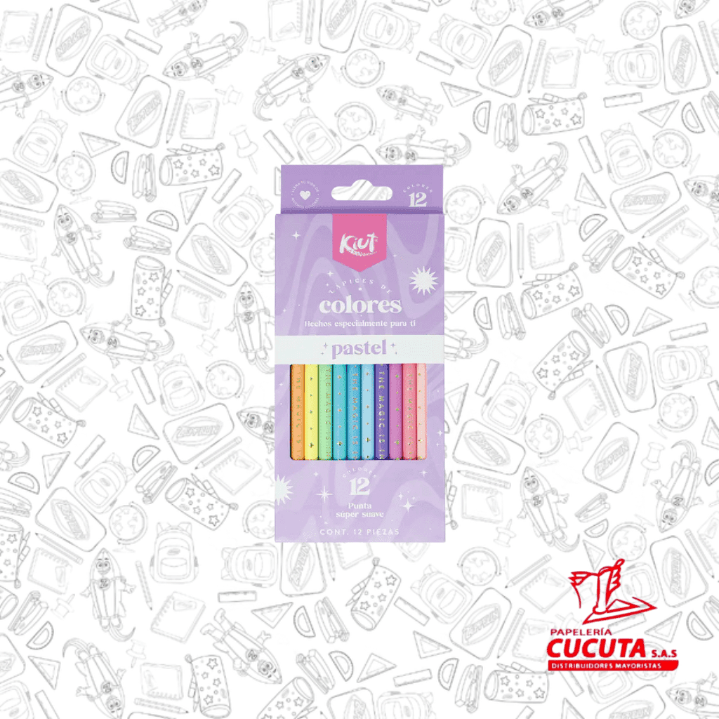 COLOR X 12 PASTEL KIUT NORMA