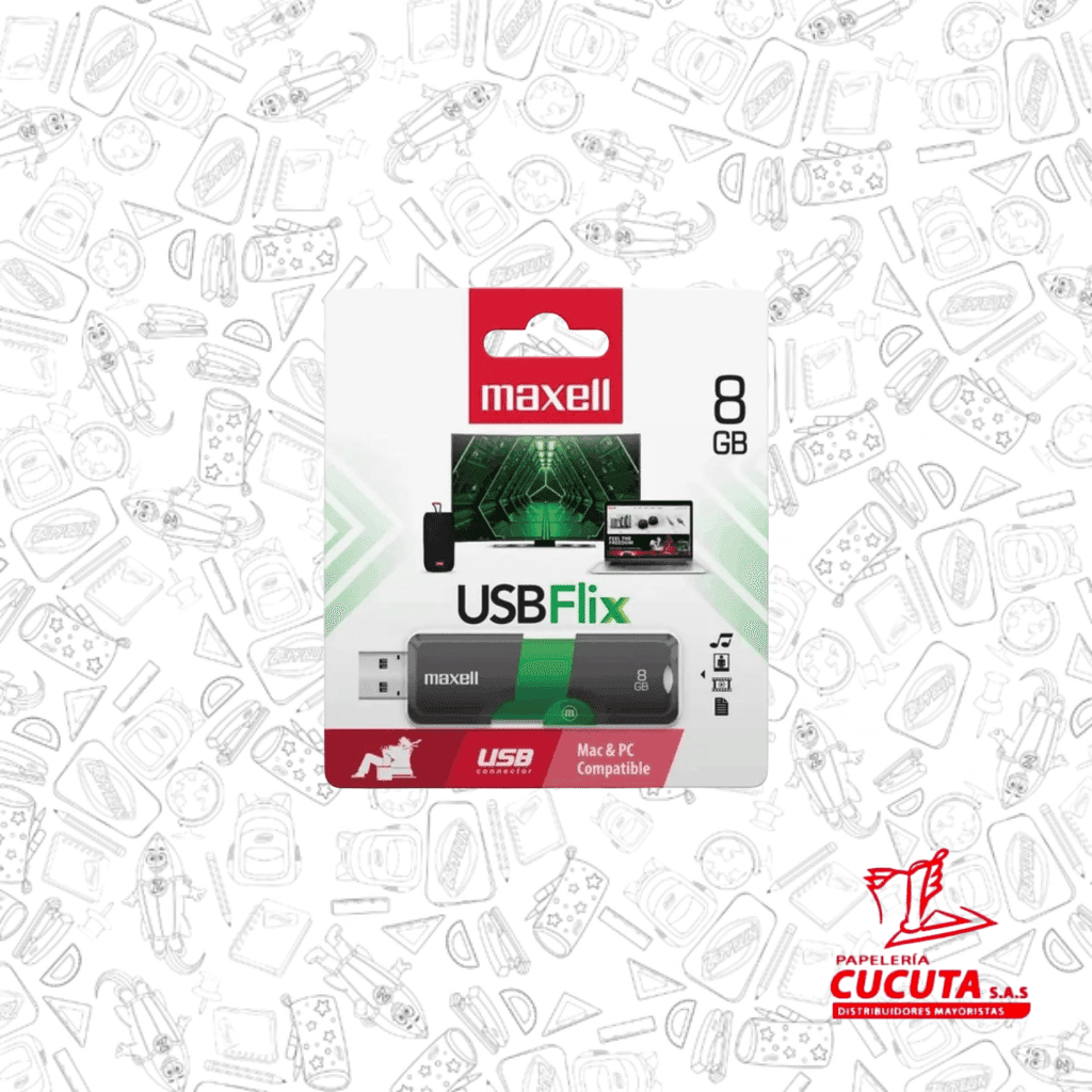 MEMORIA MAXELL USB 8 GB