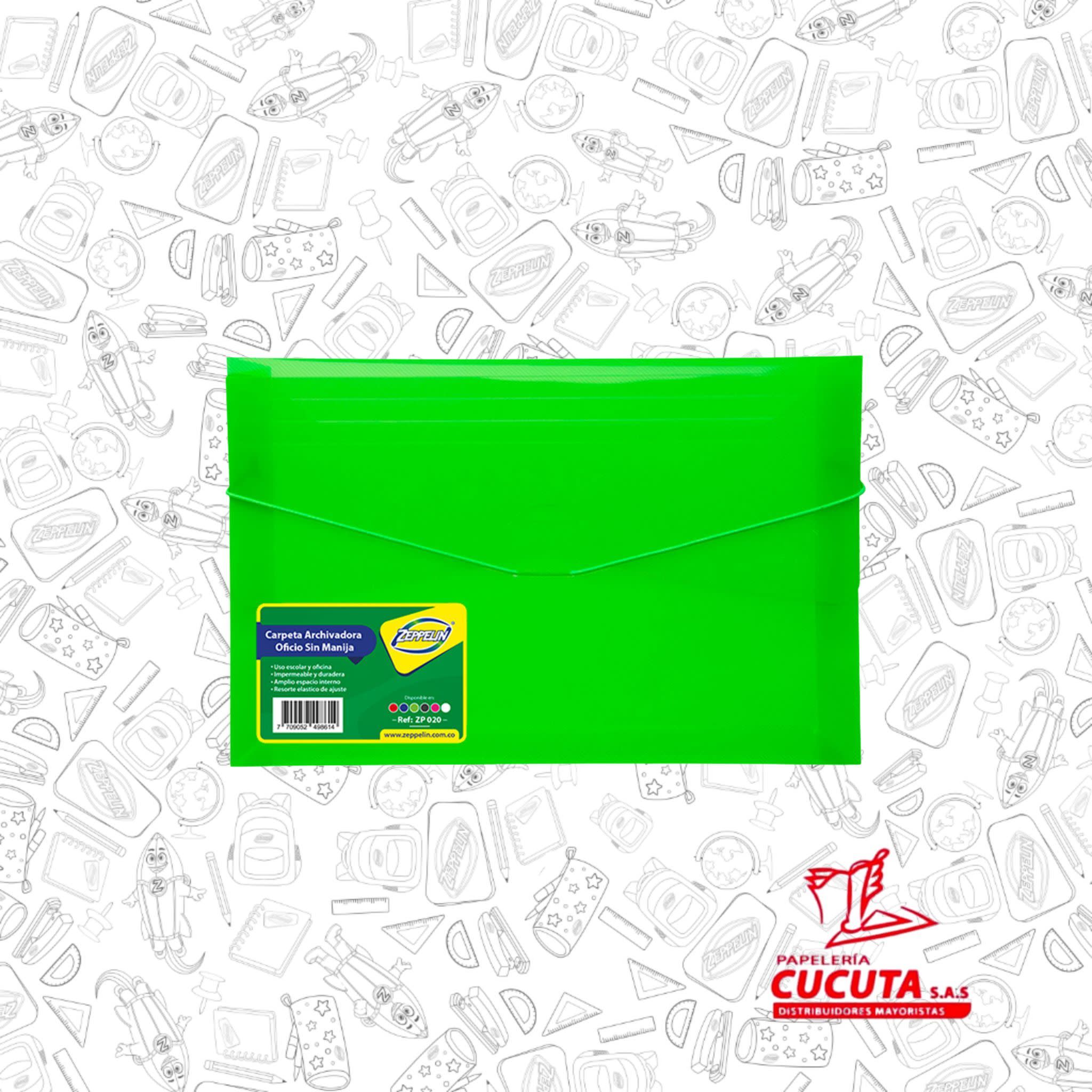 CARPETA ARCHV OFIC SIN MANIJA REF. ZP020 PC X 60