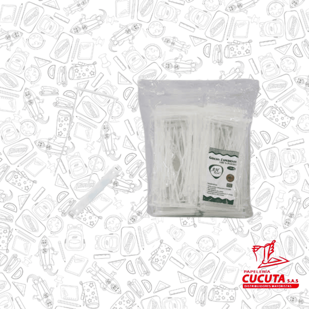 GANCHO EXPEDIENTE PLASTICO X 20 ROYAL