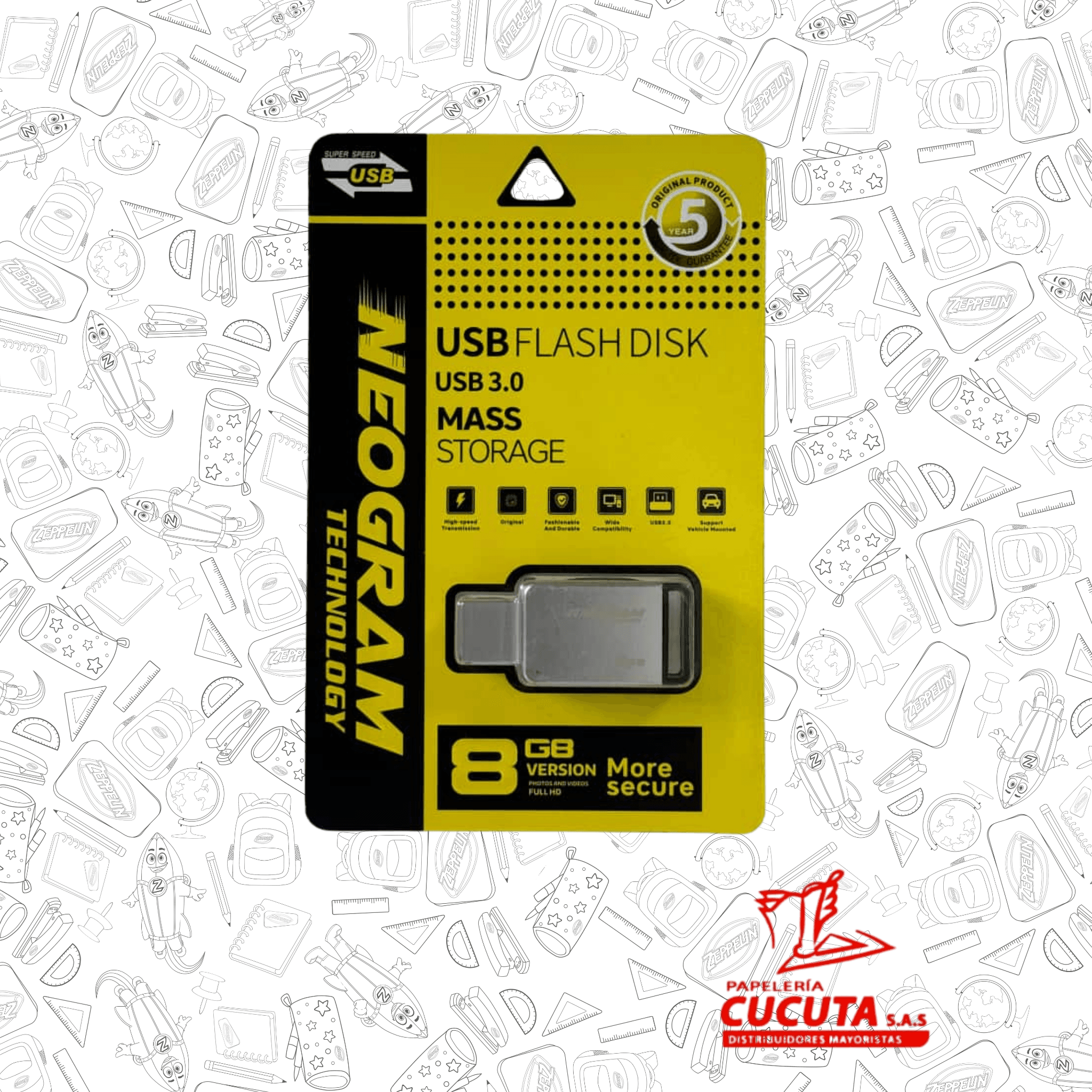 MEMORIA 8 GB USB NEOGRAM