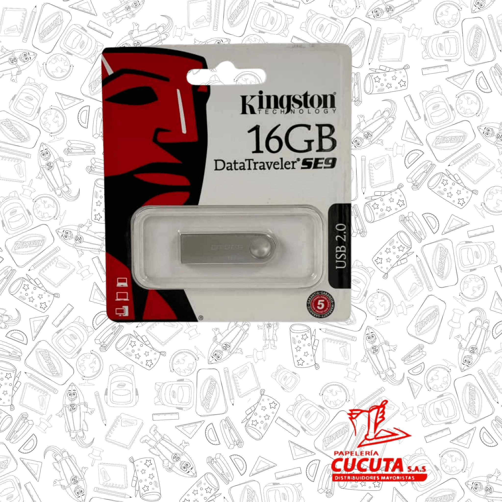 MEMORIA USB 16 GB KINGSTON ORIGINAL