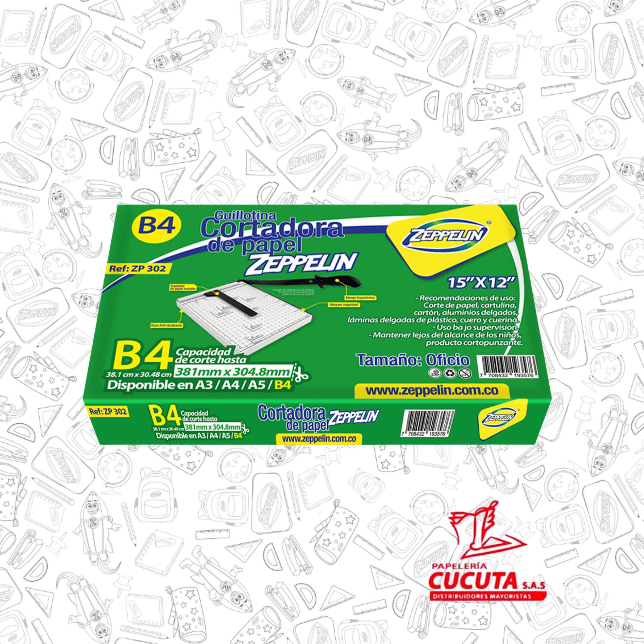 GUILLOTINA METALICA GDE B4 38.1X30.48CM ZP302 ZEPPELIN