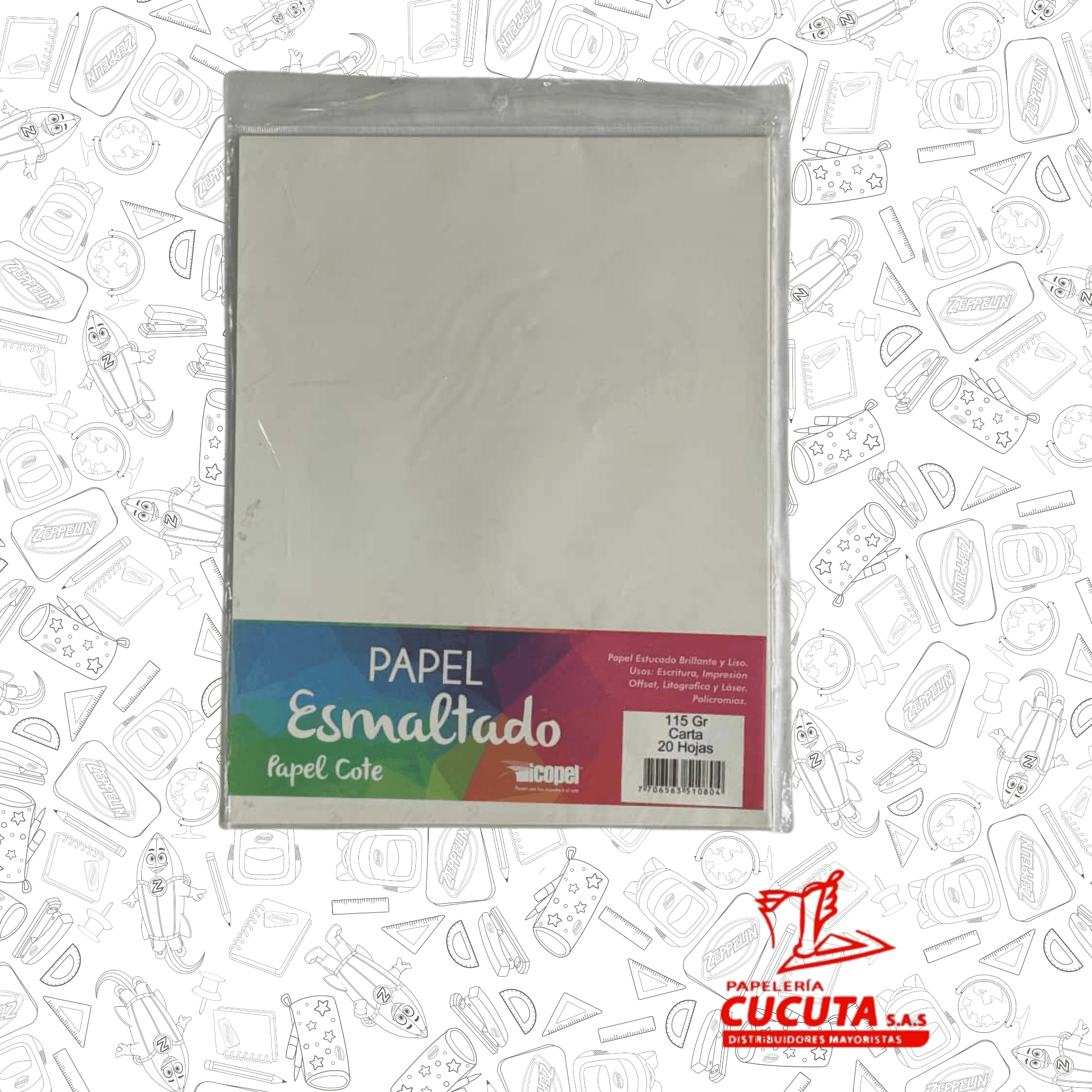 PAPEL ESMALTADO PROPALCOTE 115 GR CARTA X20