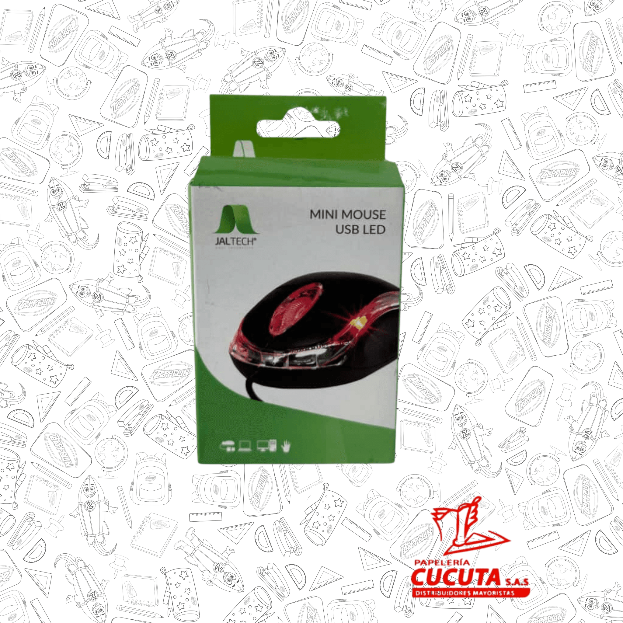 MOUSE USB LED ALAMBRICO  JALTECH