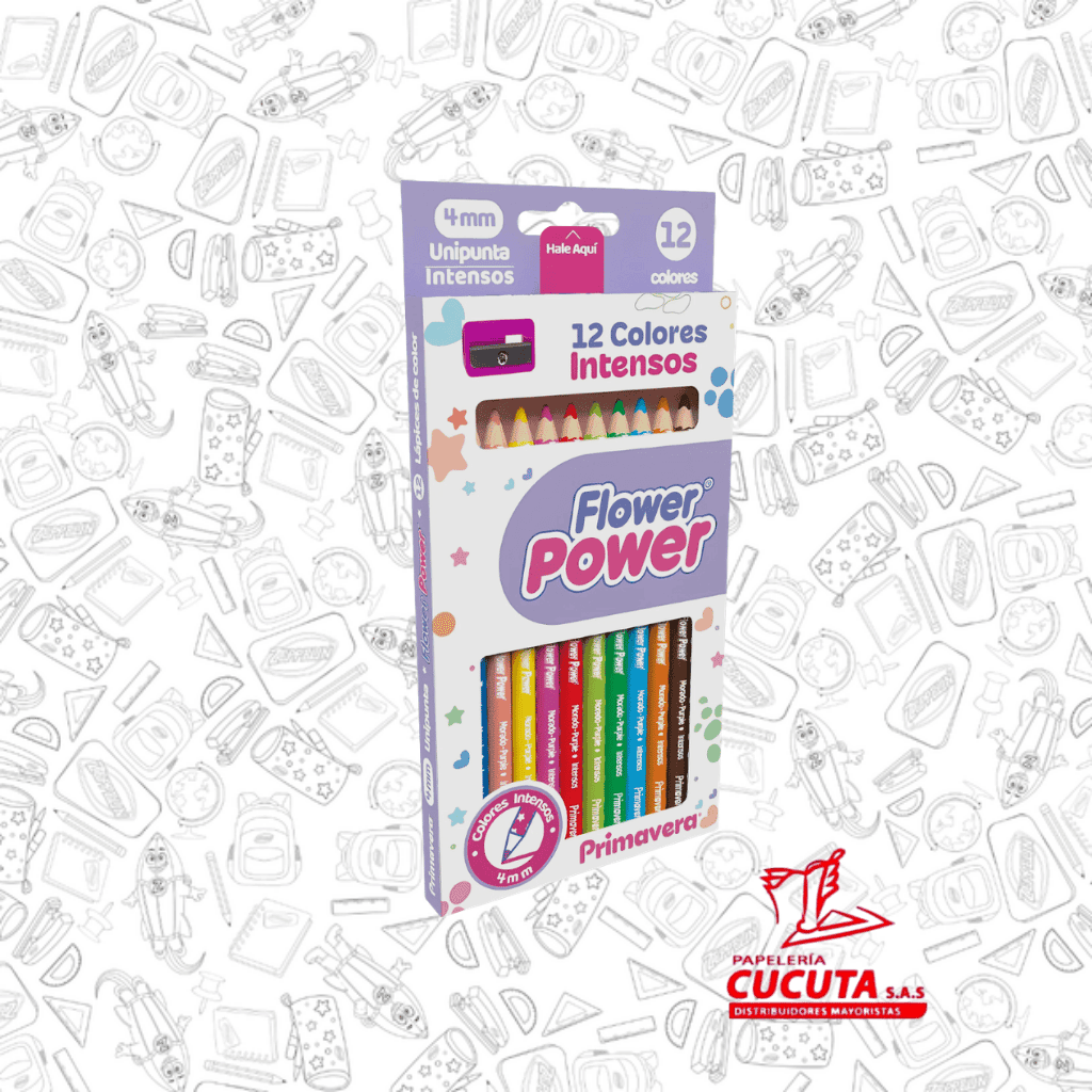 COLOR X 12 FLOWER POWER PRIMAVERA