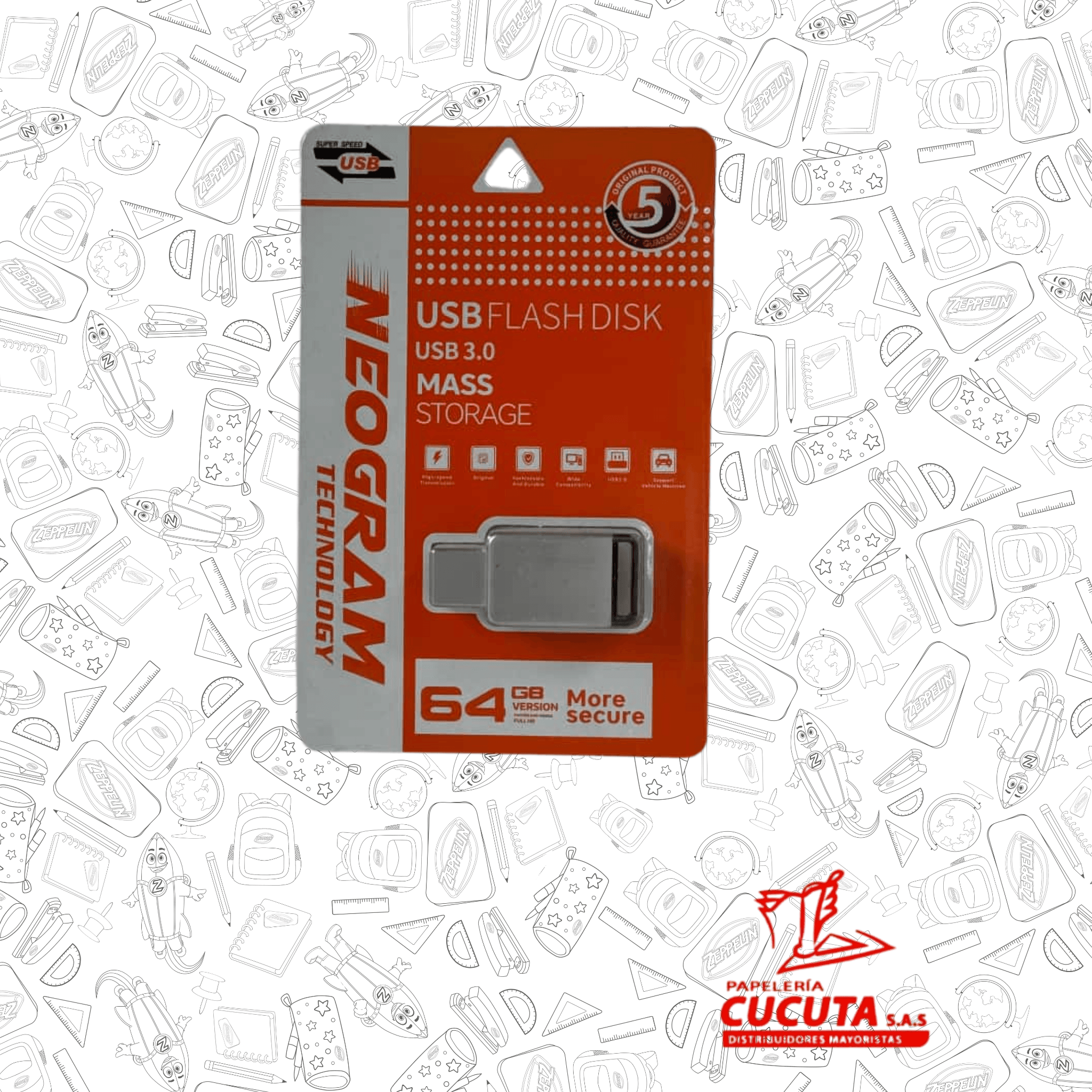 MEMORIA USB 64 GB NEOGRAM