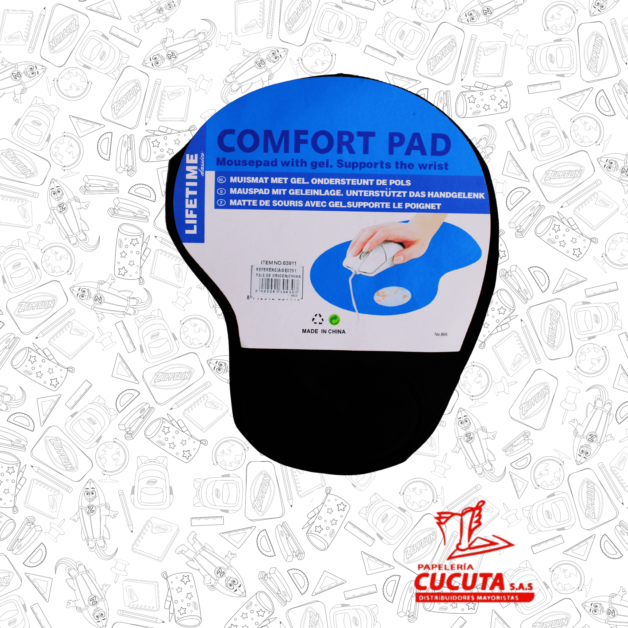 PAD MOUSE ENCARTONADO R/F H-02/W 02 164 G-01