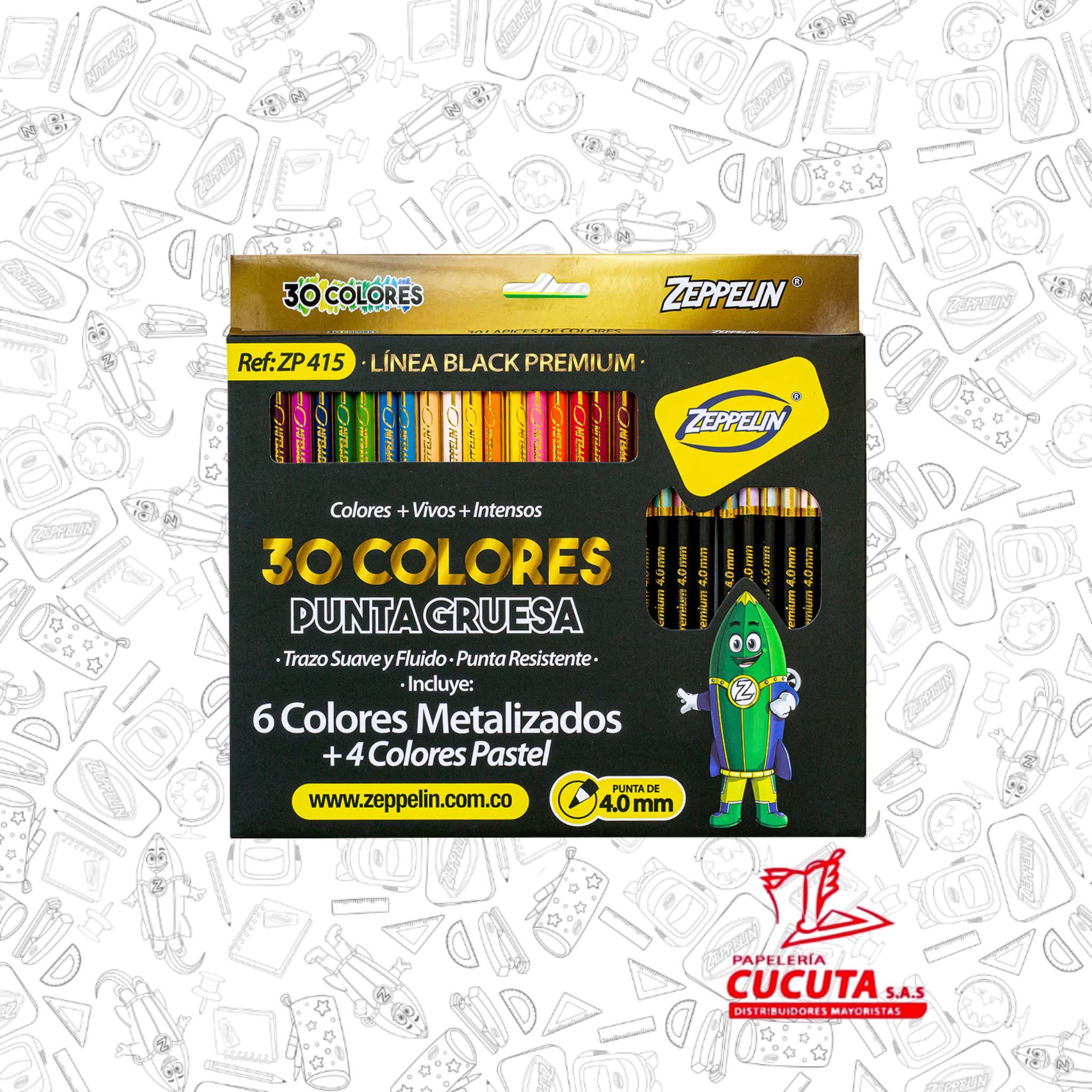 COLOR X 30 UNIPUNTA BLACK PREMIUM ZP 415 ZEPPELIN