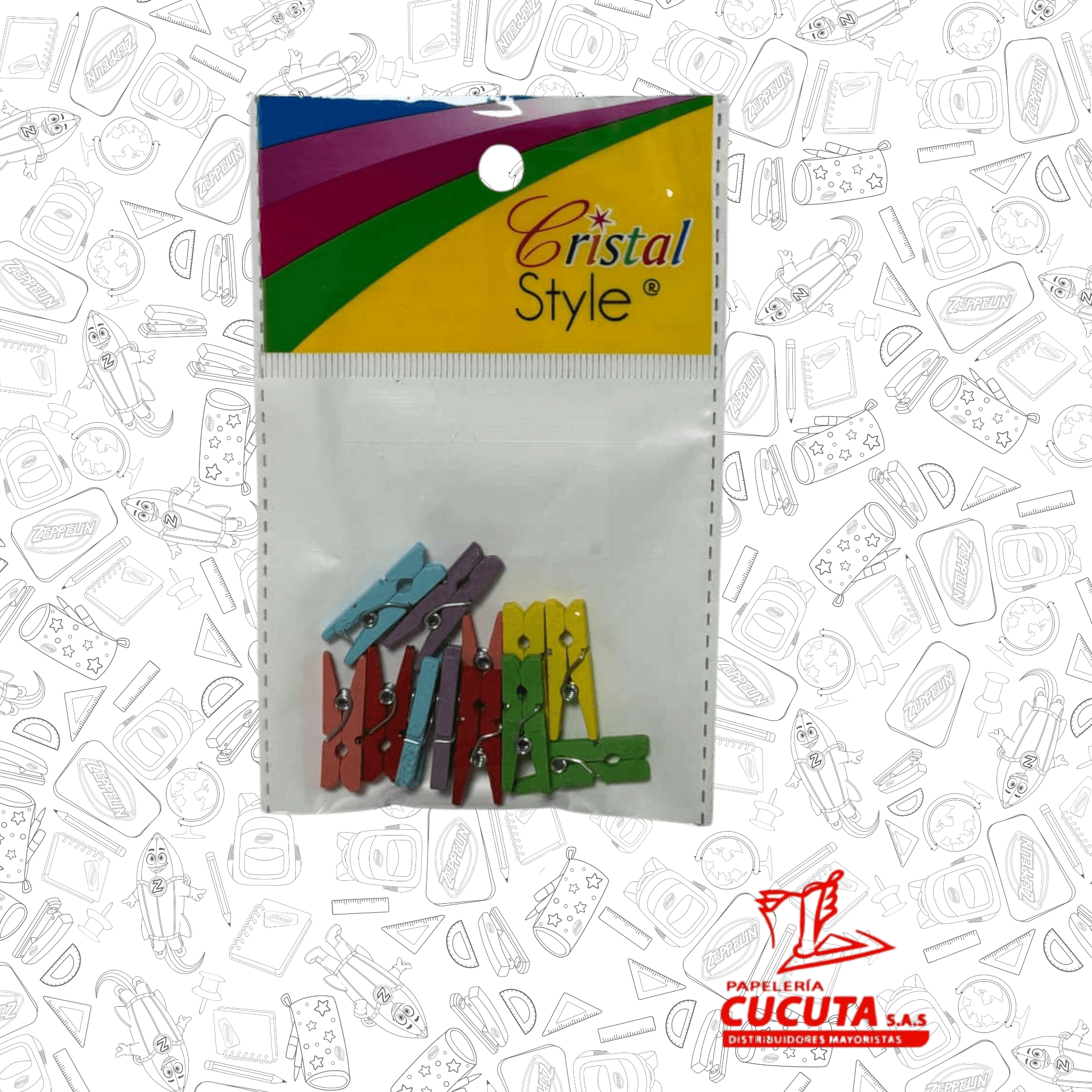 PINZA MINI COLOR X 12 R/F 13044 NOVOPLUS