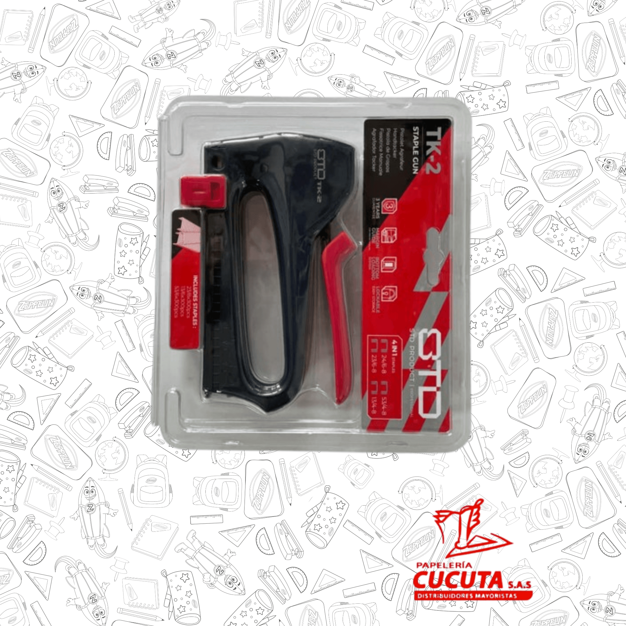 GRAPADORA 4 EN 1 CAJA GRAPAS 53/06*13/06*23/08TK-2