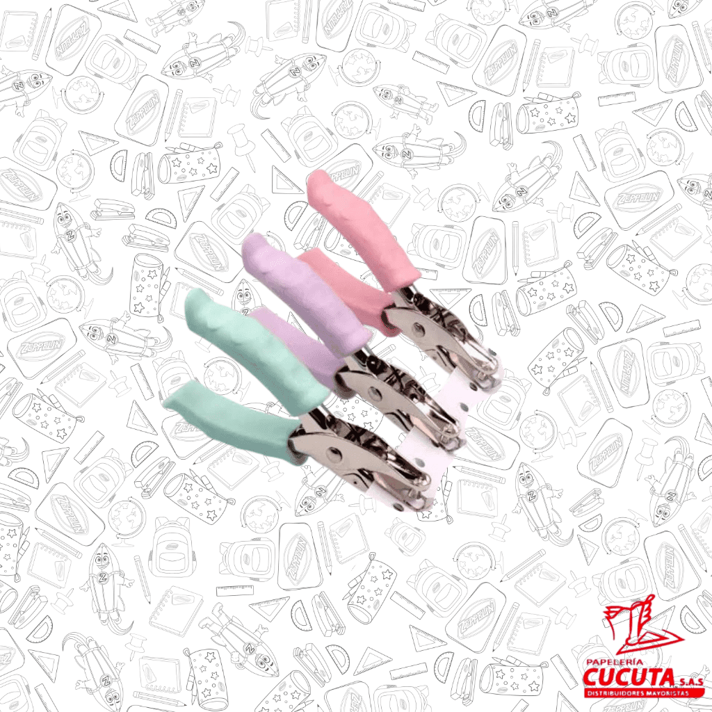 PERFORADORA 1 HUECO PASTEL 3013 REF. 23999-2-3