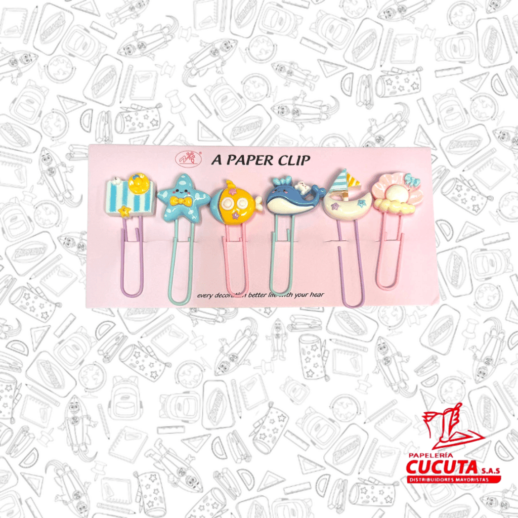 CLIP ANIMALITOS X 6 R/F 8403