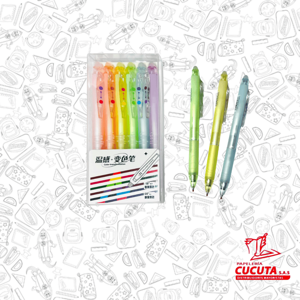 LAPICEROS X6 BORRABLES Z-10196