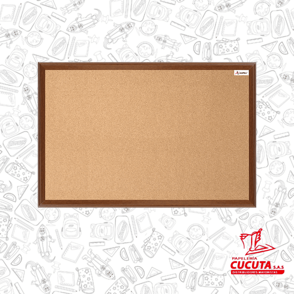 TABLERO CORCHO 80 X 120 7775 CONDOR