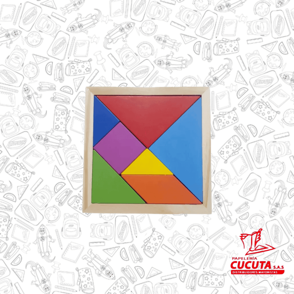 TANGRAM MADERA MEDIANO  14.5X14.5 R/F 0215