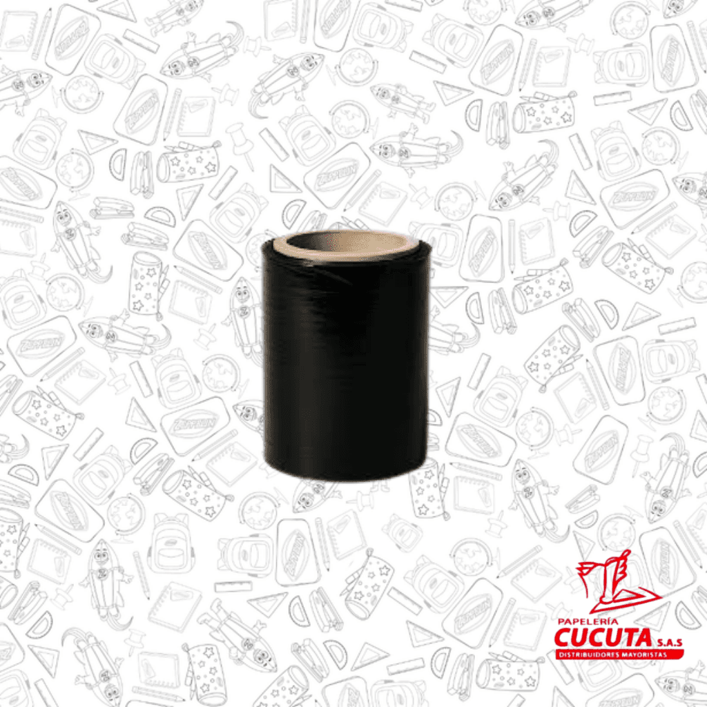 PAPEL CHICLE NEGRO 12.5CM X 20MIC 550 G