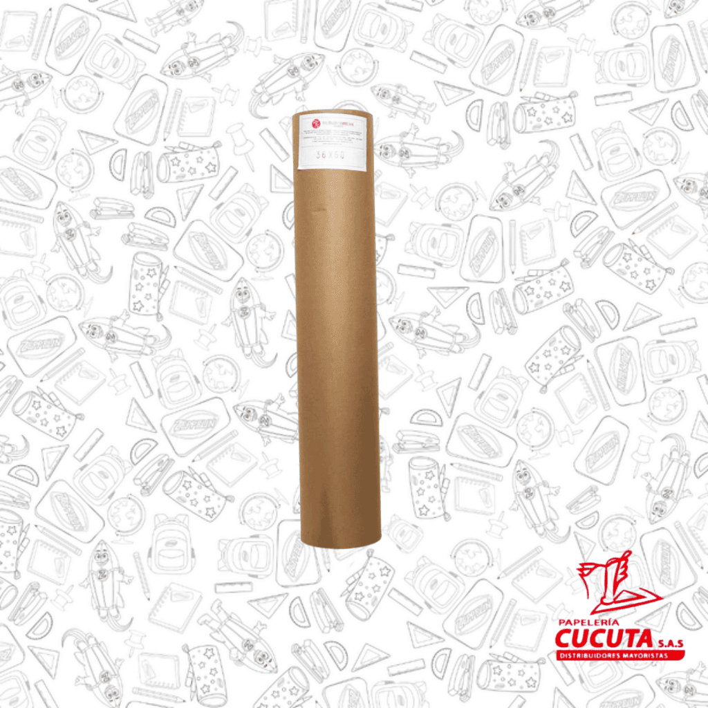 ROLLO PAPEL CRAF 60 GR/ 36 PLG/ 91 CM/ 6.5 KG