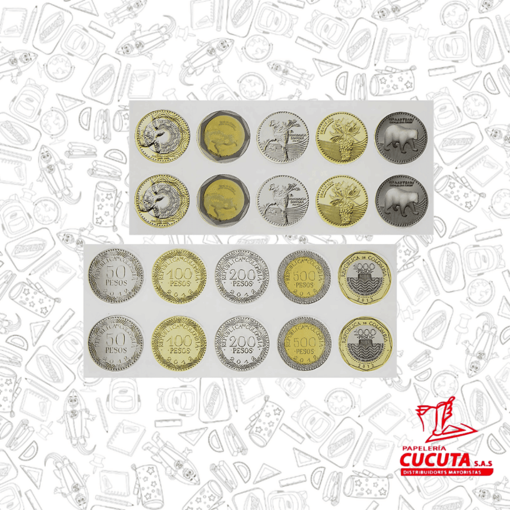 MONEDAS DIDACTICAS CIO IMPACTO PUBLICITARIO