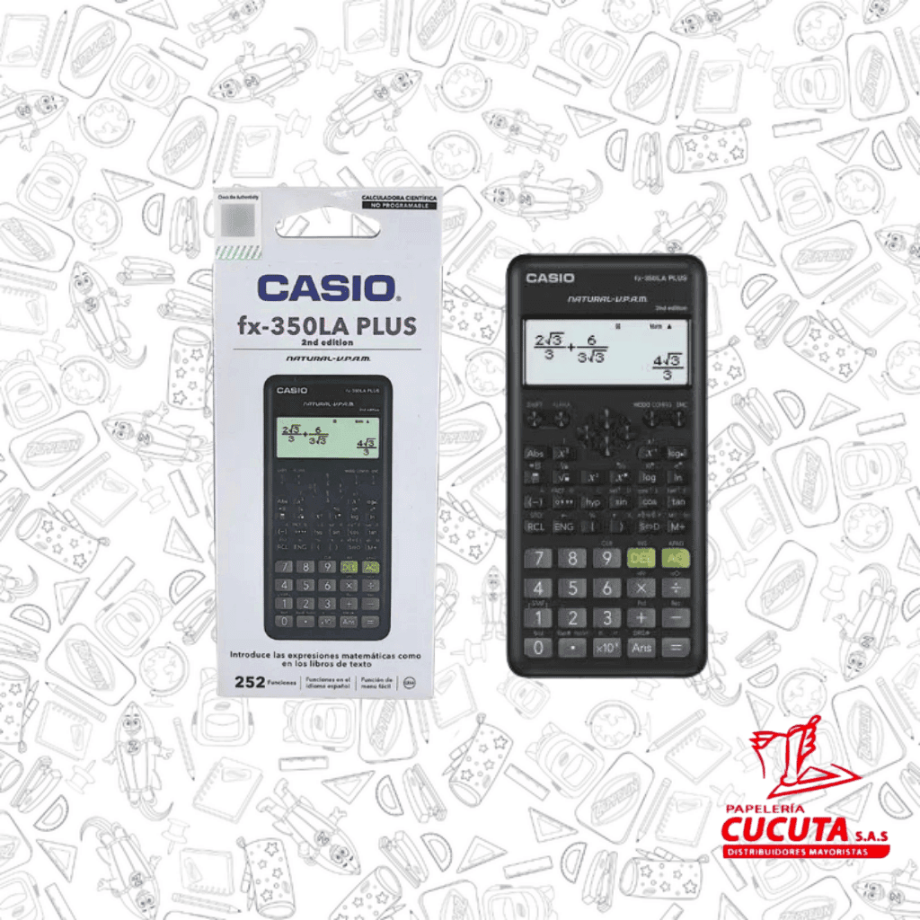 CALCULADORA CASIO CIENTIFICA FX350 LAPLUS FUN 252 WDT