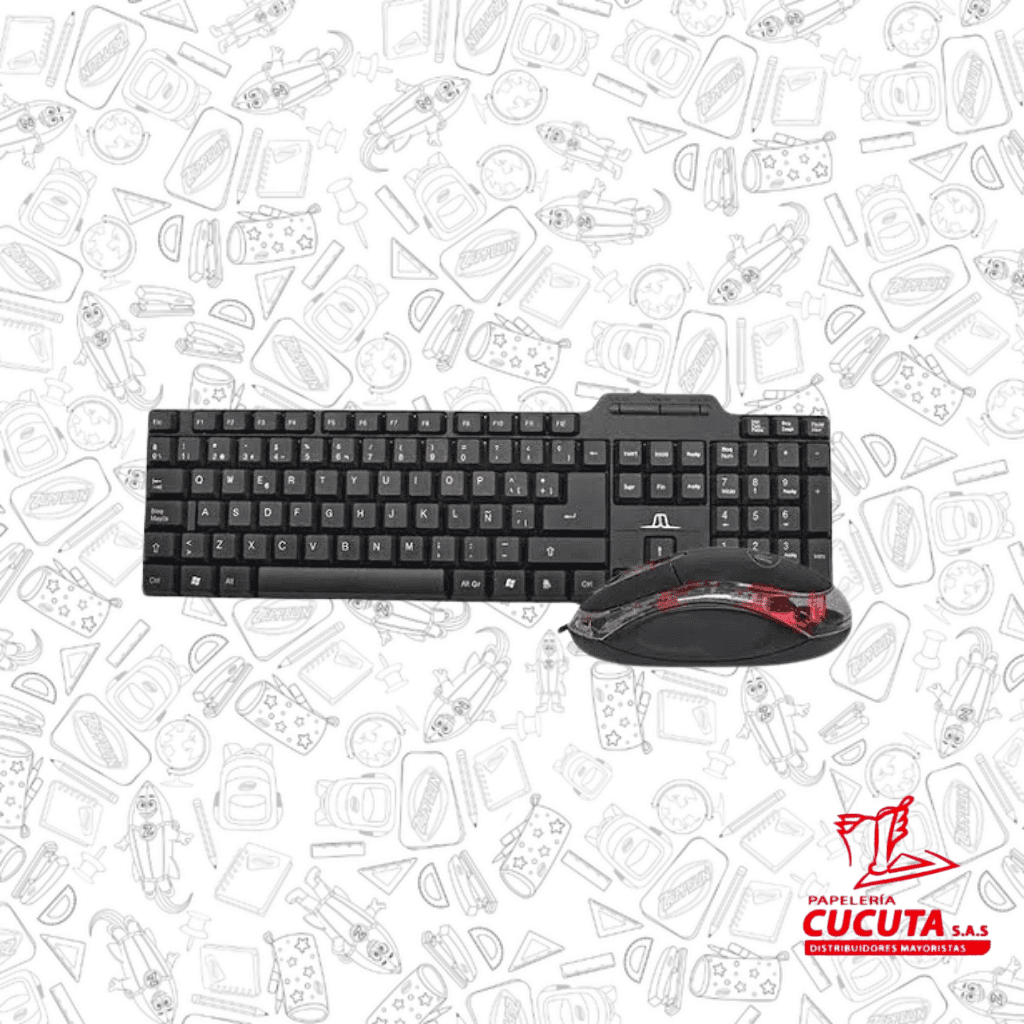 COMBO DE TECLADO JALTECH A87 ALAMBRICO