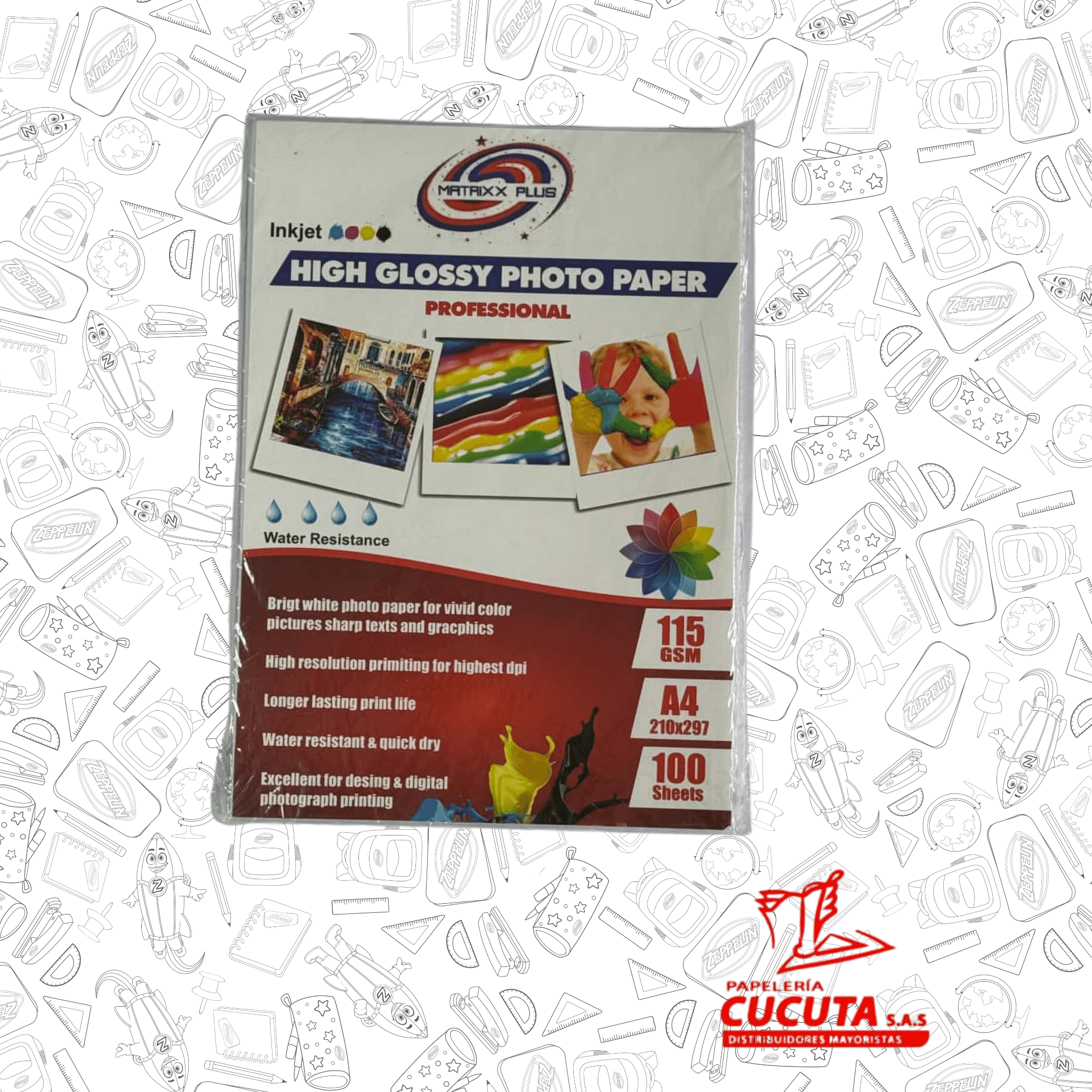 PAPEL CALCIO X 100HJ 108 G/M BMO126