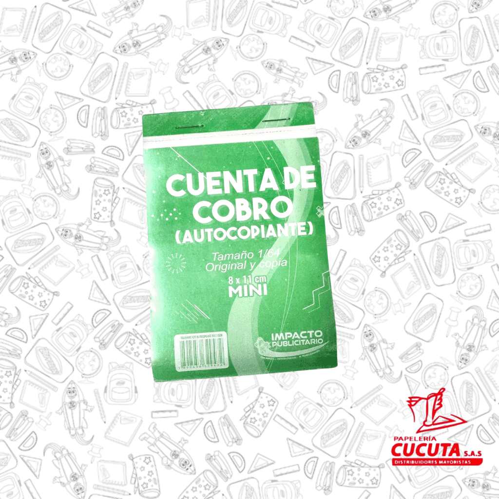 FACTURERO AUTOCOPIANTE MINI IMPACTO PUBLICITARIO