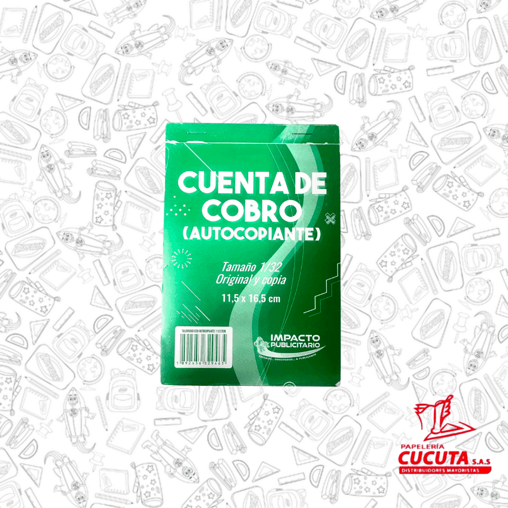 FACTURERO AUTOCOPIANTE PQÑ IMPACTO PUBLICITARIO