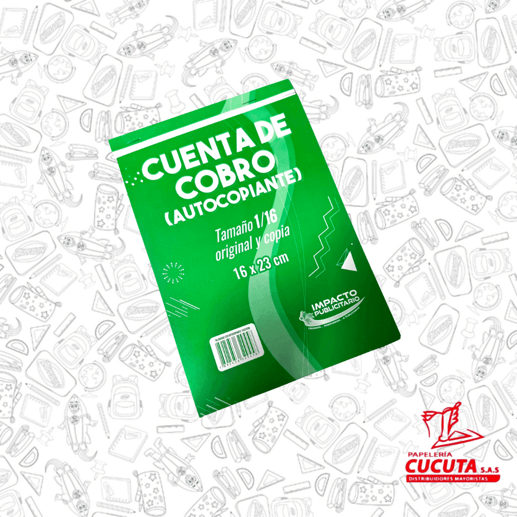 FACTURERO AUTOCOPIANTE GDE IMPACTO PUBLICITARIO