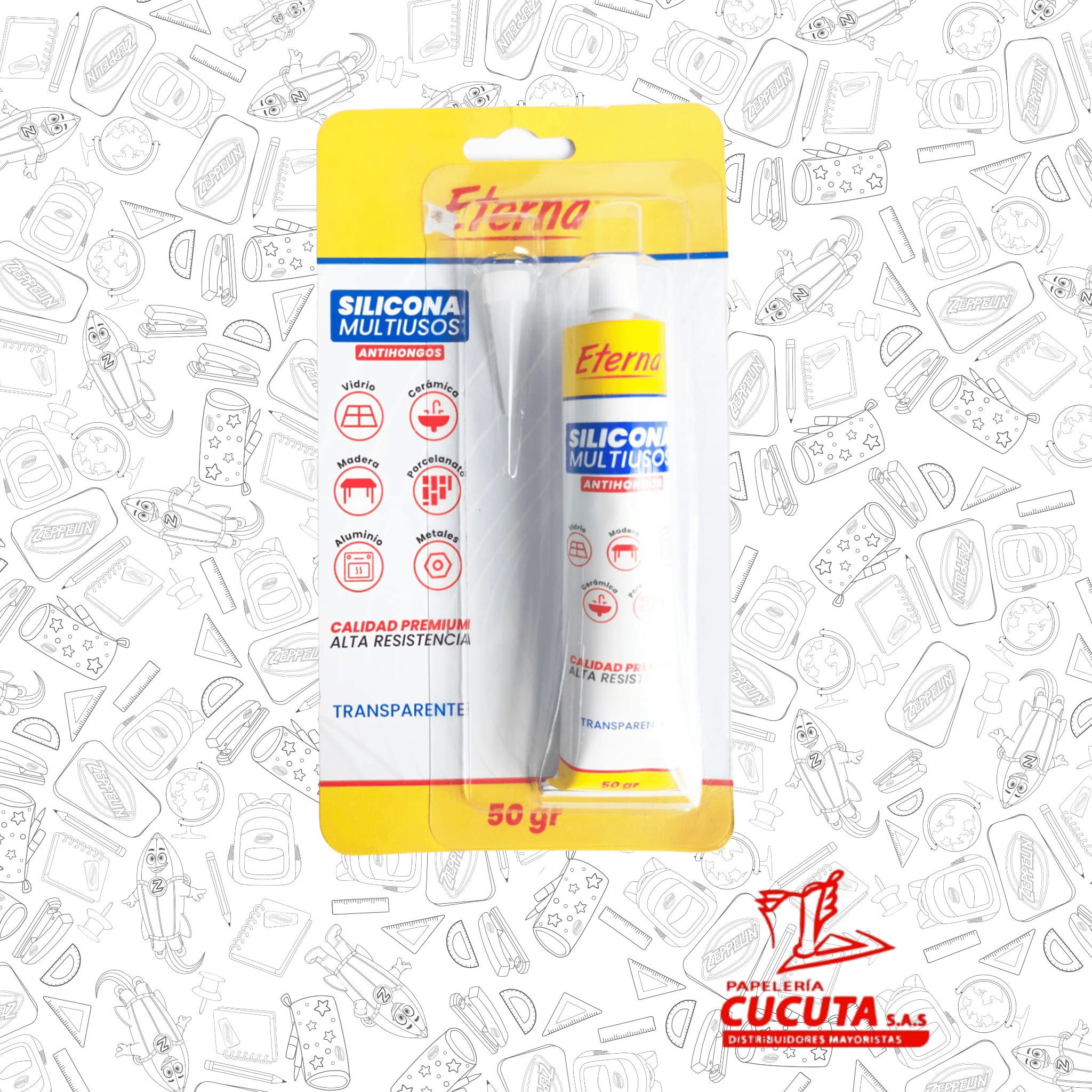 SILICONA EN BLISTER MULTIUSO 50 GR ET1163