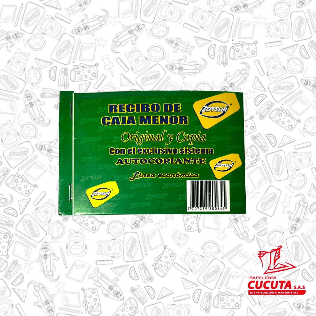RECIBO DE CAJA MENOR AUTOCOPIANTE