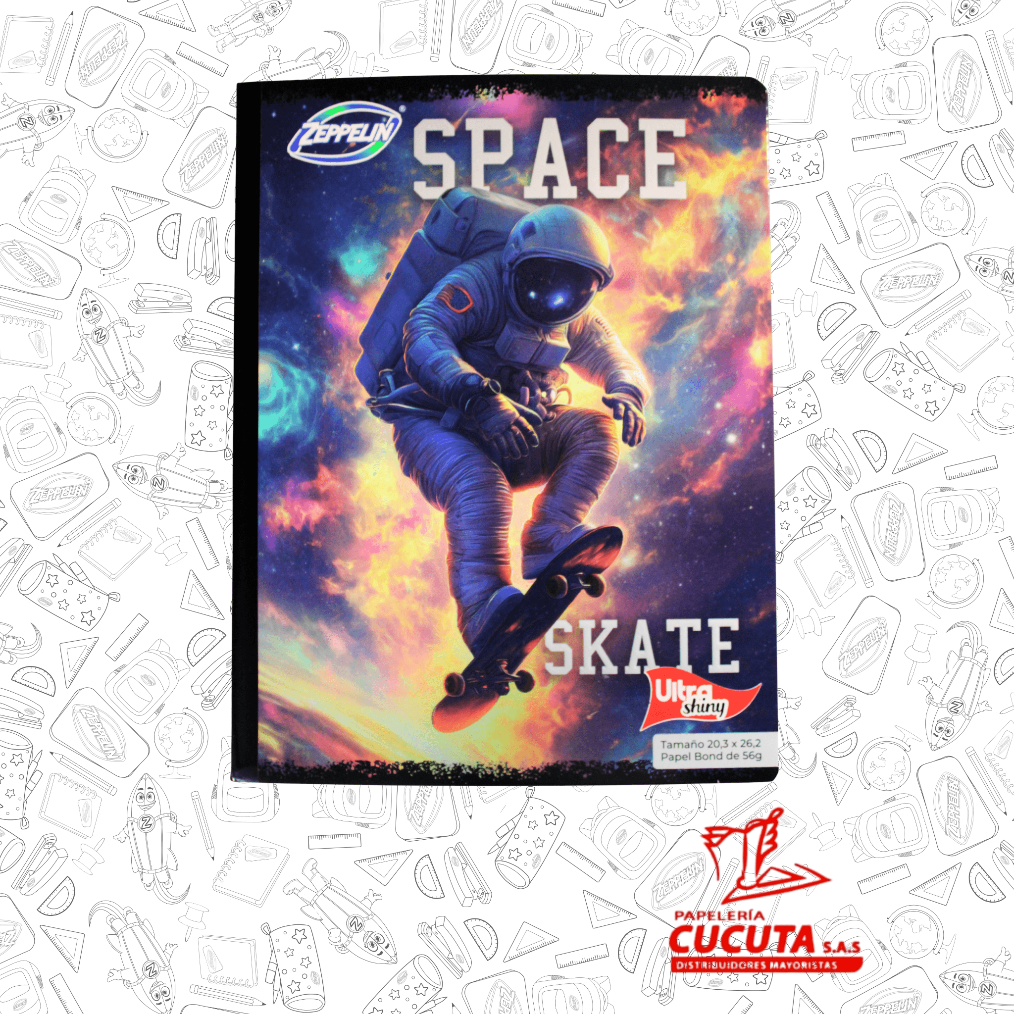 CUADERNO COSIDO 100HJ GDE -1 ULTRA SHINY 20.3X26.2 PCX30 vista 8