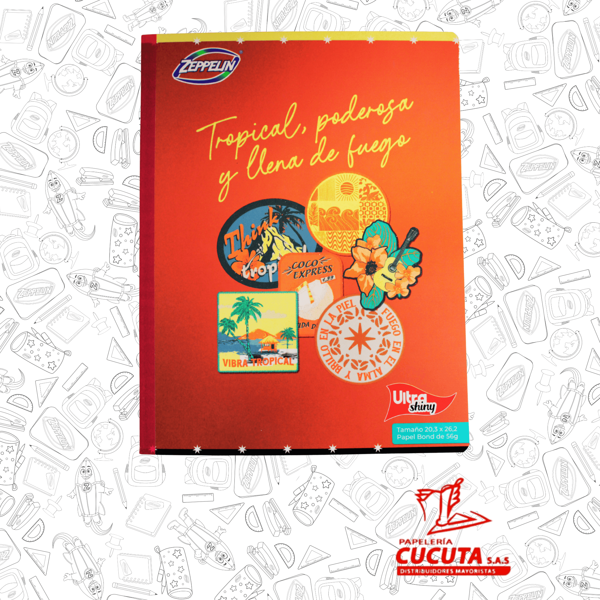 CUADERNO COSIDO 100HJ GDE -1 ULTRA SHINY 20.3X26.2 PCX30 vista 15