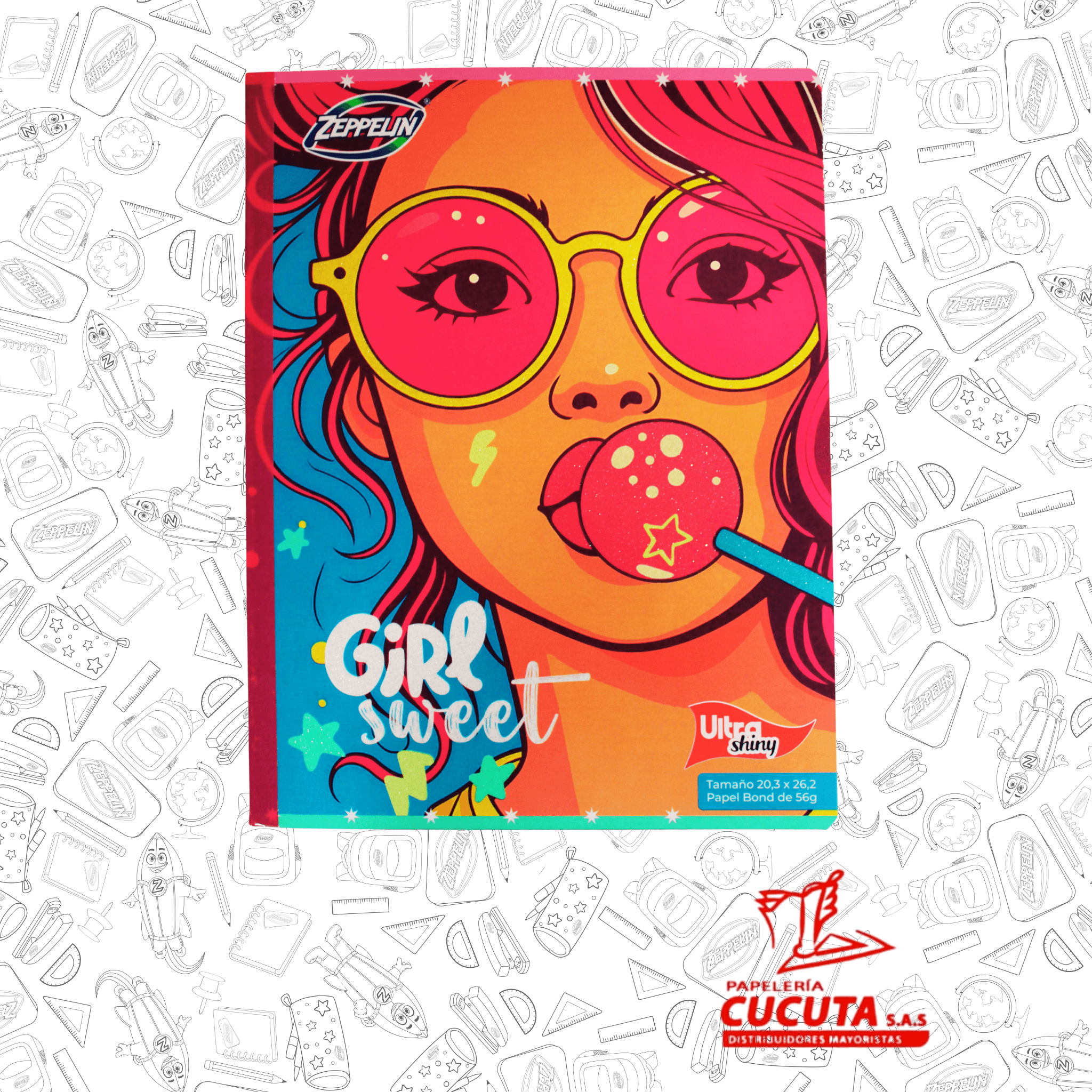 CUADERNO COSIDO 100HJ GDE -1 ULTRA SHINY 20.3X26.2 PCX30 vista 17