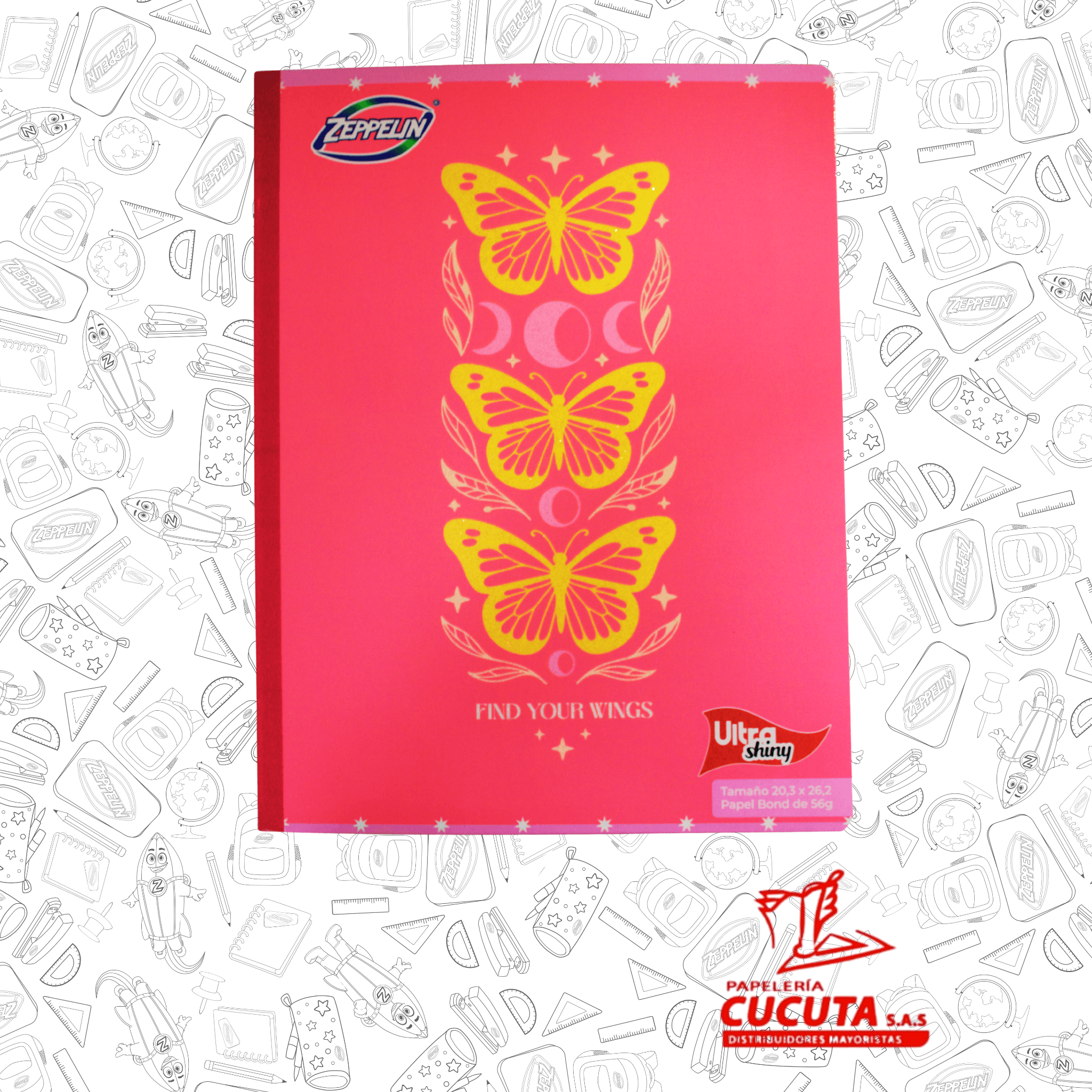 CUADERNO COSIDO 100HJ GDE -1 ULTRA SHINY 20.3X26.2 PCX30 vista 18