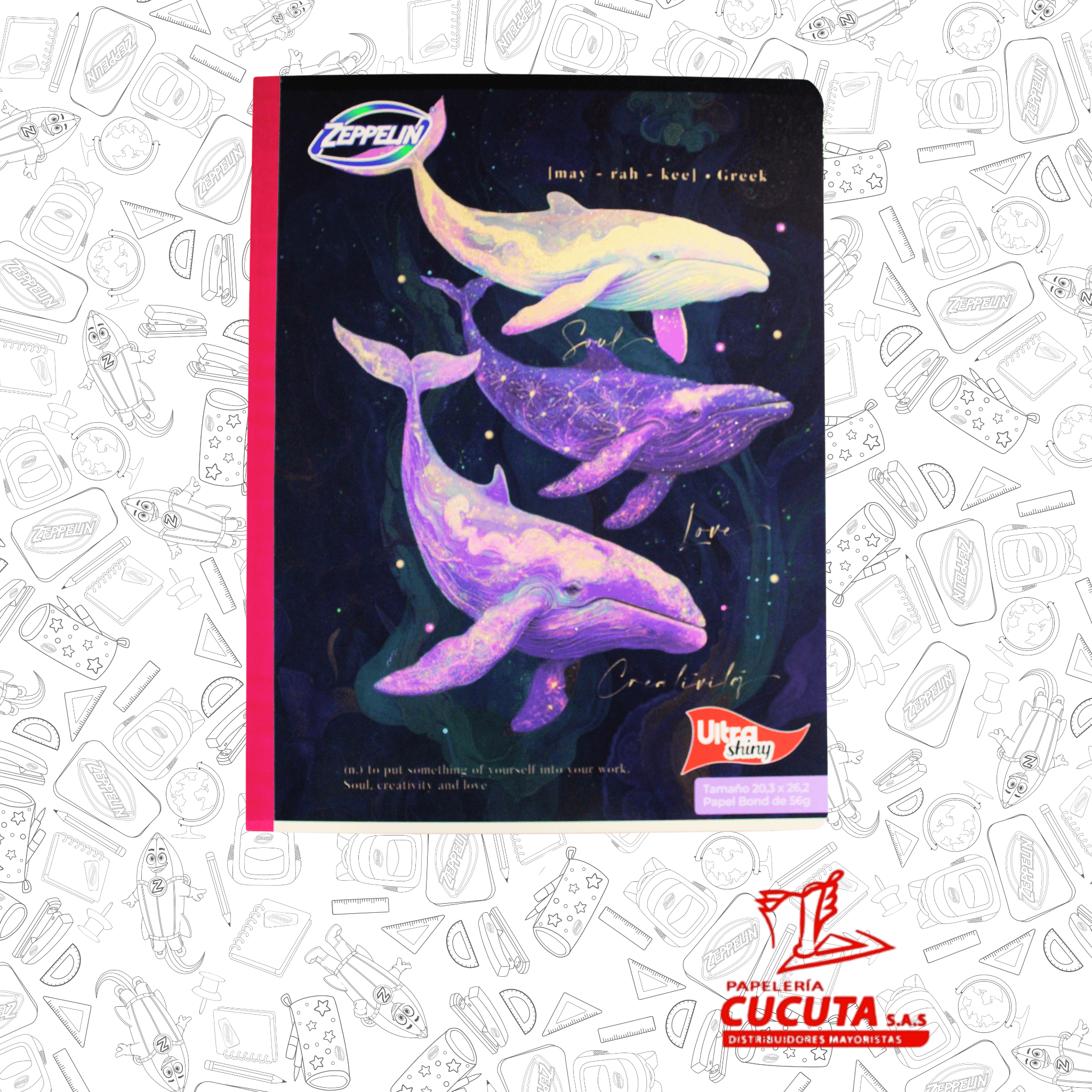 CUADERNO COSIDO 100HJ GDE -1 ULTRA SHINY 20.3X26.2 PCX30 vista 19