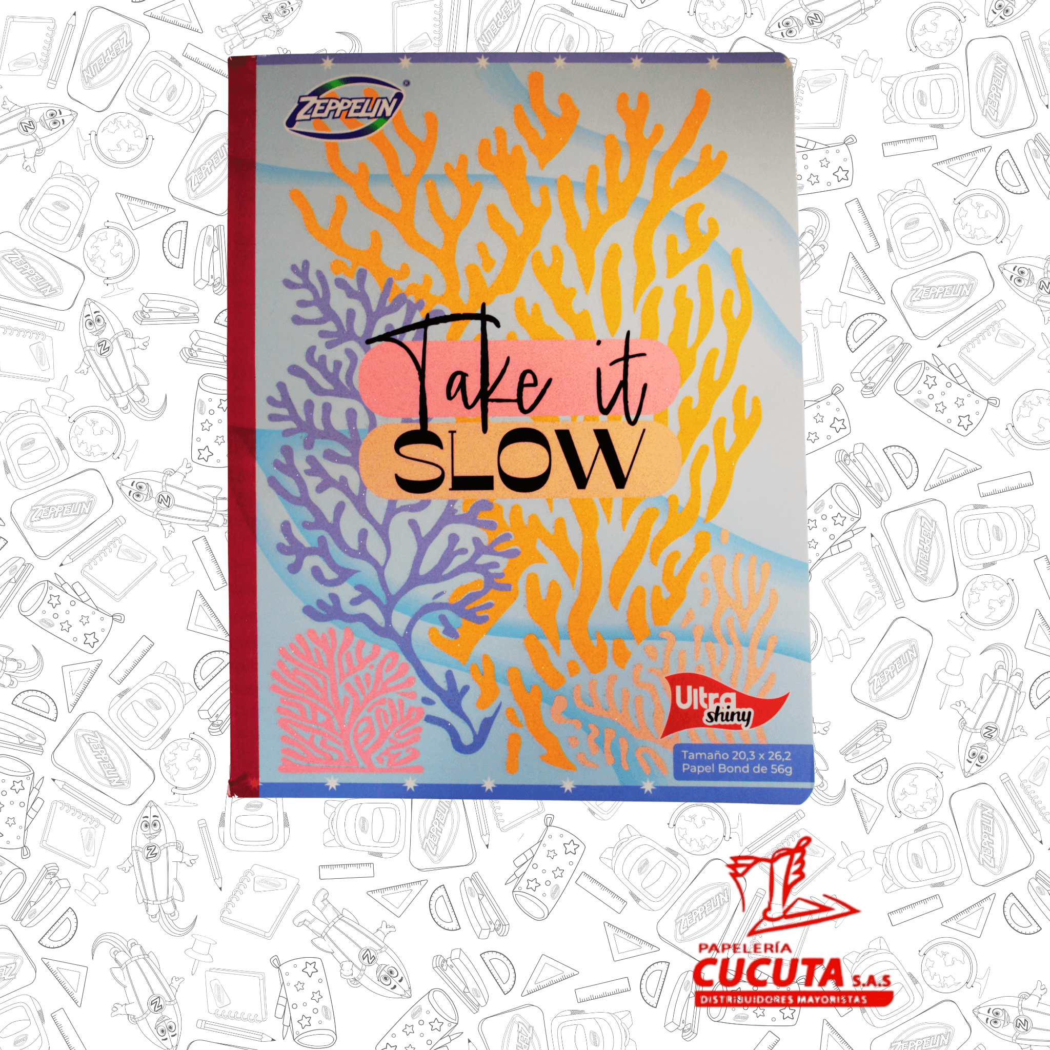 CUADERNO COSIDO 100HJ GDE -1 ULTRA SHINY 20.3X26.2 PCX30 vista 21