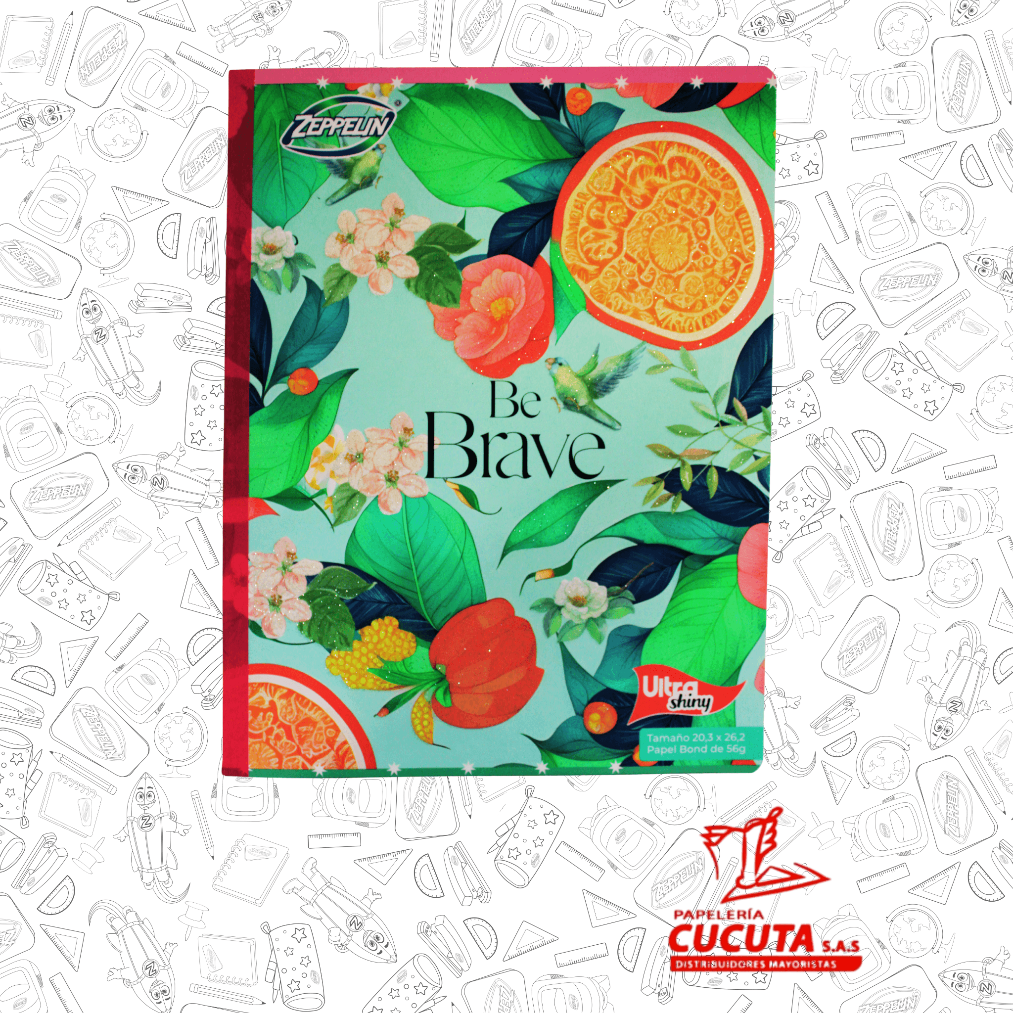 CUADERNO COSIDO 100HJ GDE -1 ULTRA SHINY 20.3X26.2 PCX30 vista 25
