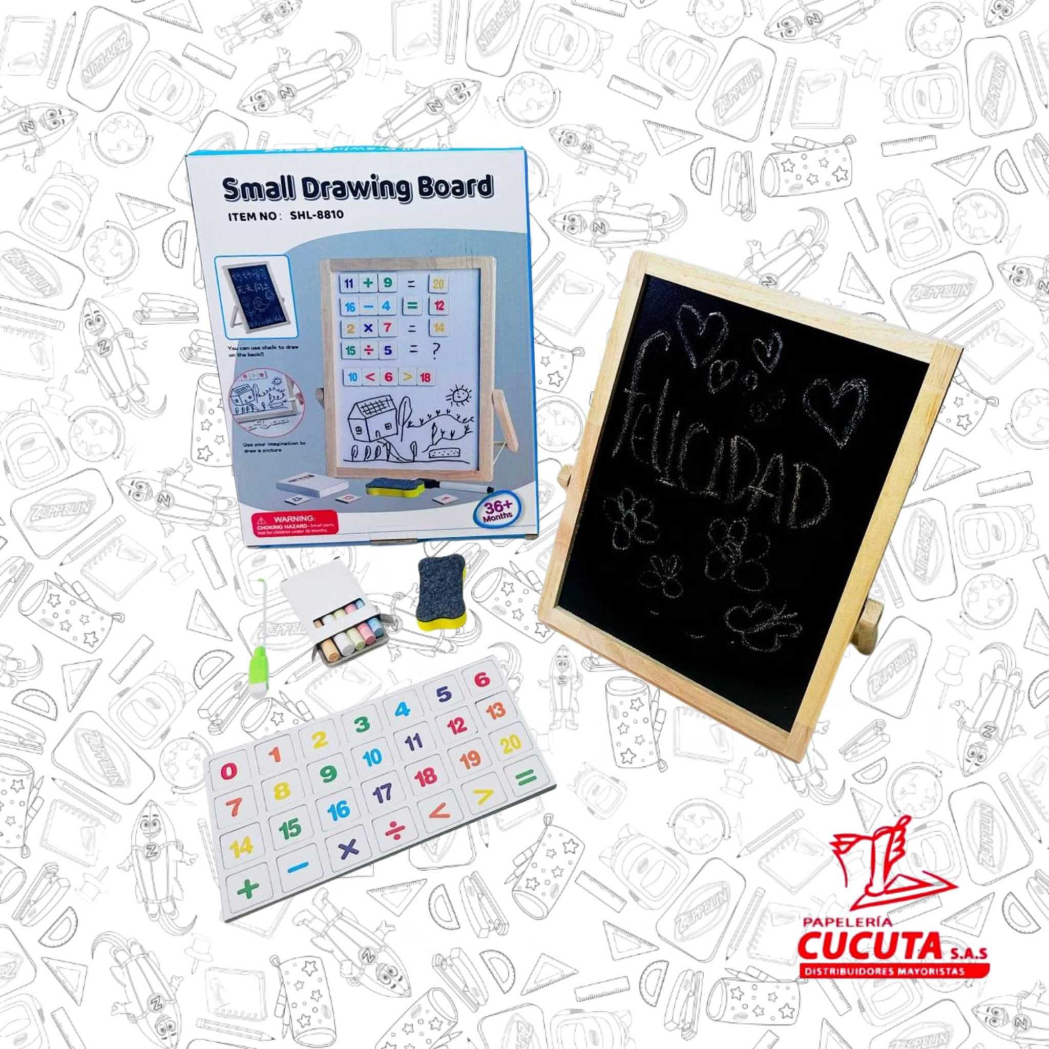 TABLERO DIDÁCTICO MULTIFUNCIONES RF/2300-14