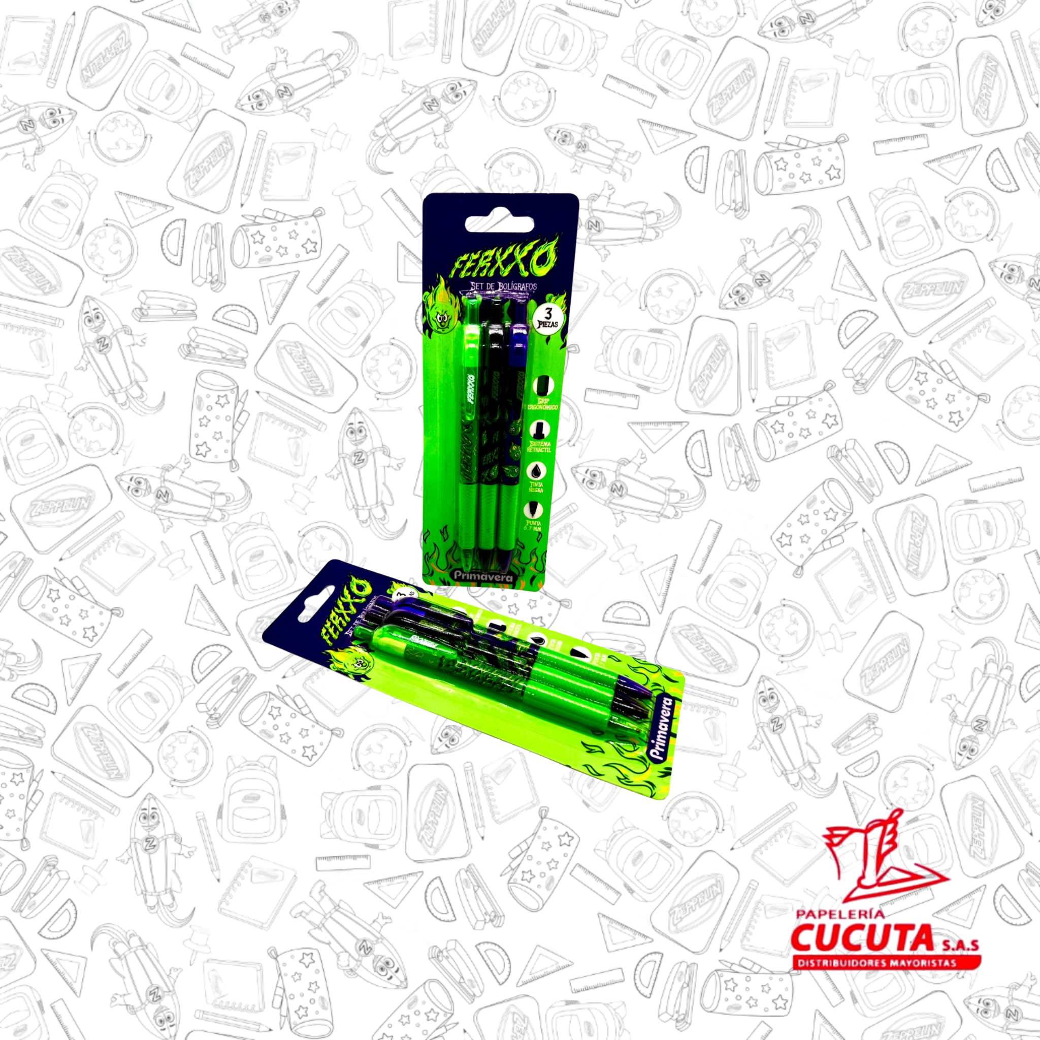 BOLIGRAFO X 3 FERXXO PRIMAVERA 4564