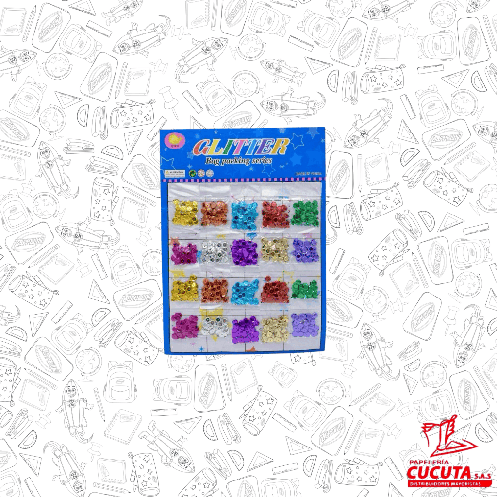 CARTON LENTEJUELAS Y CONFETY R/F MY2873
