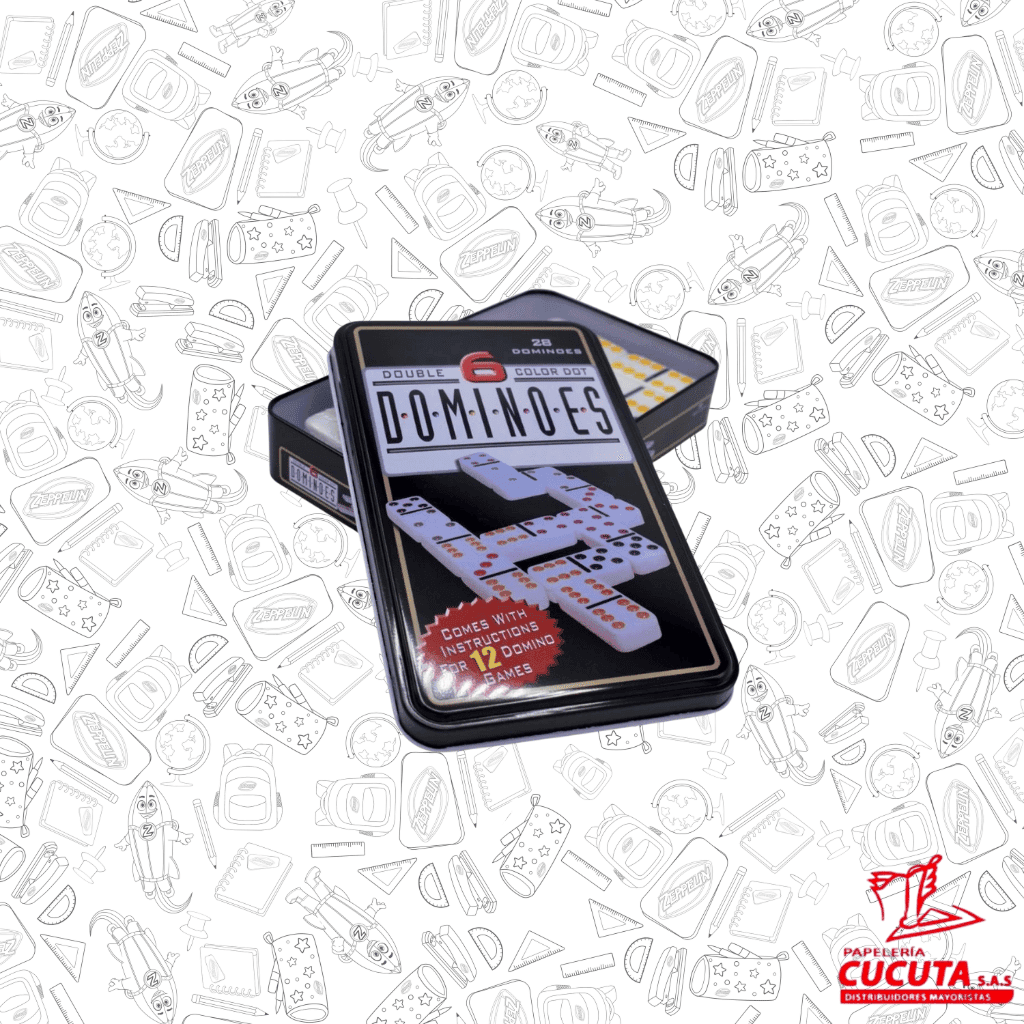 DOMINO CAJA METALICA  X  28 PCS R/F 0185 CLARK